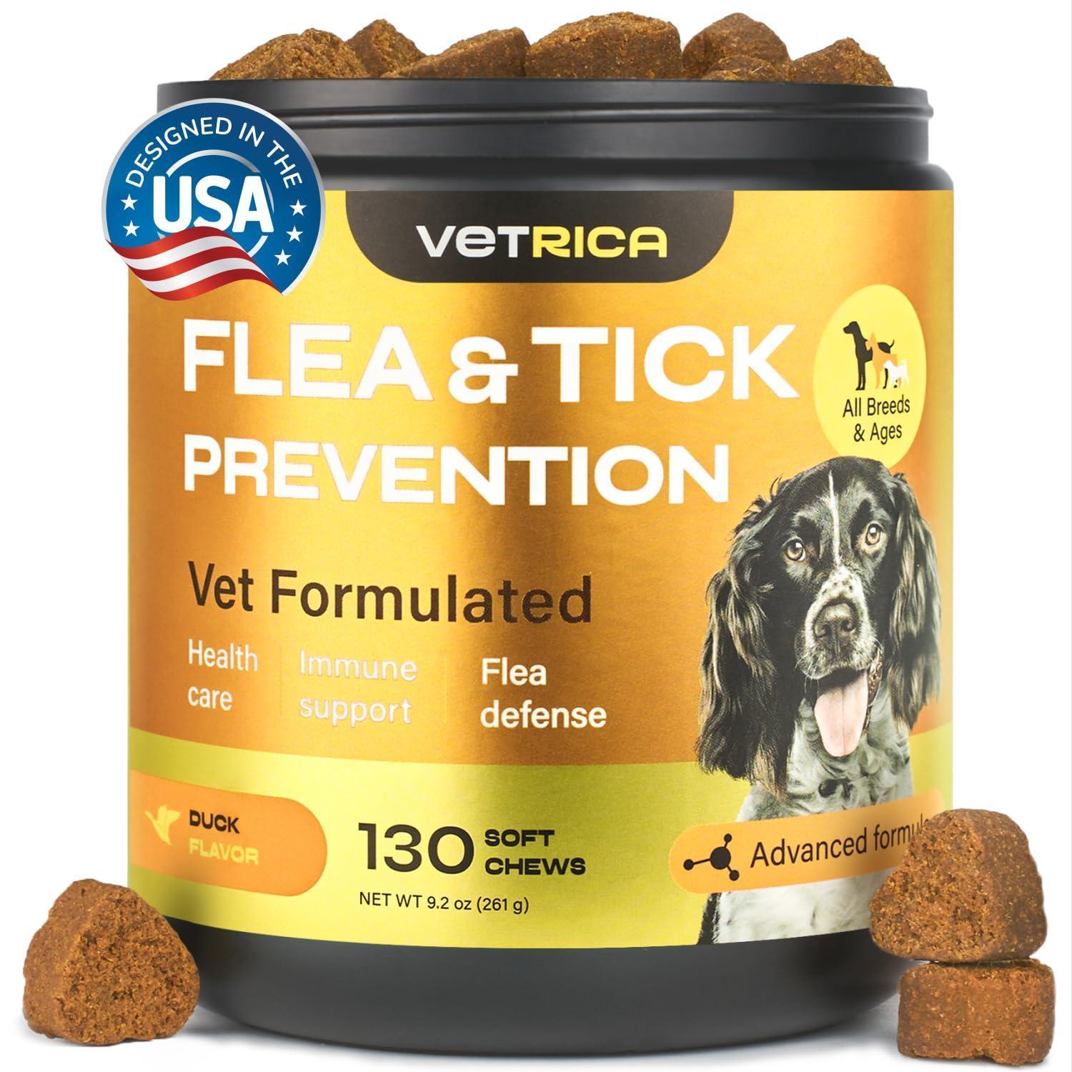 Flea and Tick Prevention for Dogs Dog Flea Treatment Chews Immune Support Flea and Tick Chewables for Dogs Dog Flea & Tick Control Supplement All Breeds & Ages Vet Formulated Soft Treats Flea and Tick Prevention for Dogs Dog Flea Treatment Chews Immune Support Flea and Tick Chewables for Dogs Dog Flea & Tick Control Supplement All Breeds & Ages Vet Formulated Soft Treats