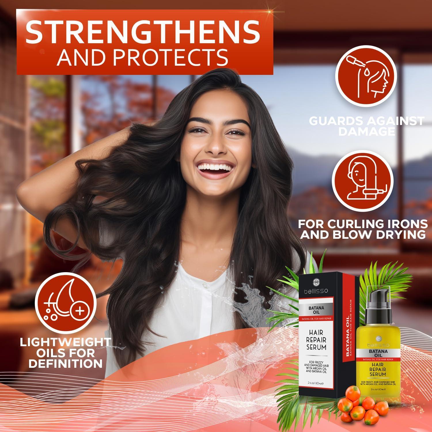 Batana Oil Hair Serum Repair Thinning Dry Damaged Fine and Split Ends Batana Oil Hair Serum Repair Thinning Dry Damaged Fine and Split Ends