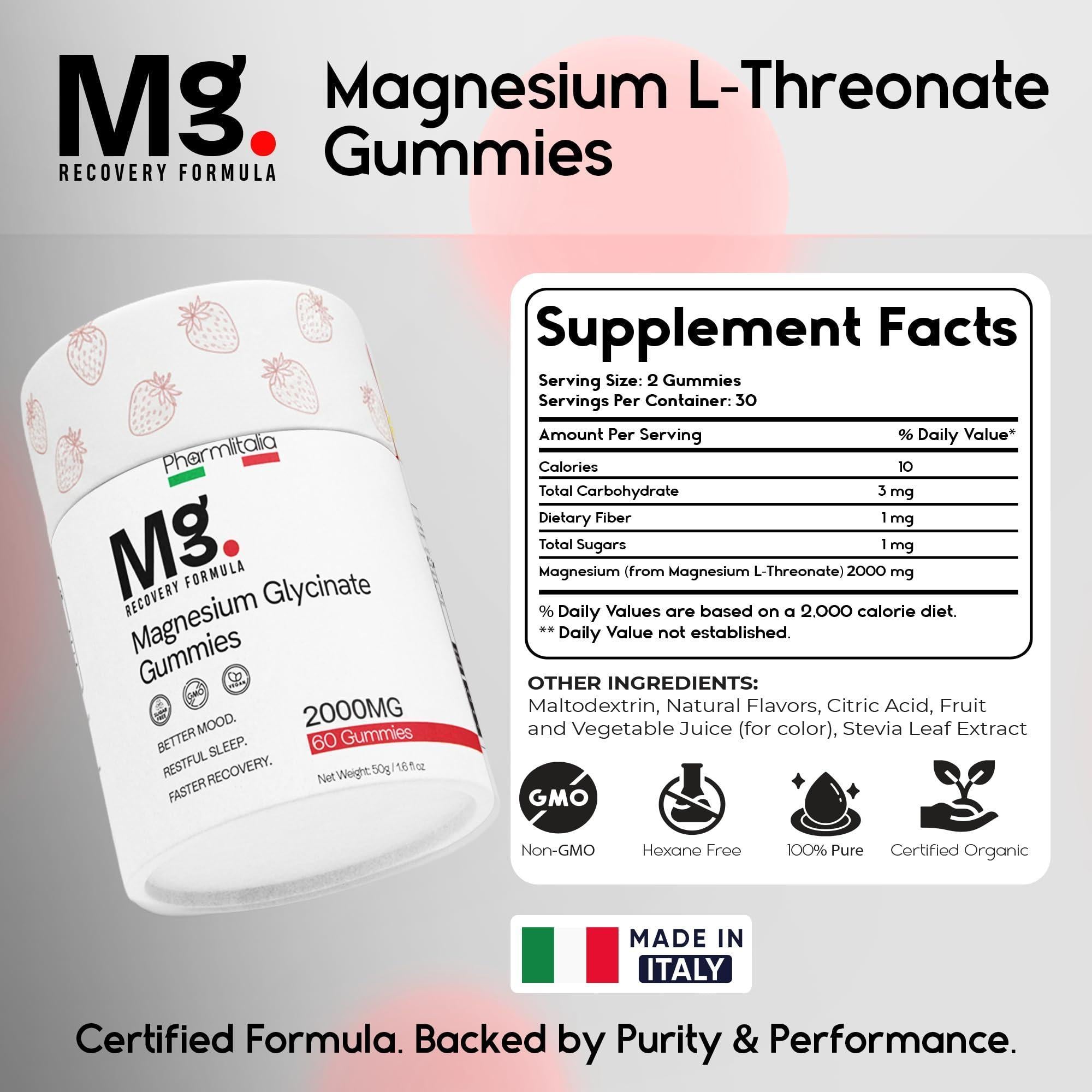 Magnesium L Threonate Gummies for Adults Kids 2000mg Brain Supplements for Memory and Focus Calm Magnesium Gummies for Improved Sleep and Healthy Mind 60 Count Strawberry Magnesium L Threonate Gummies for Adults Kids 2000mg Brain Supplements for Memory and Focus Calm Magnesium Gummies for Improved Sleep and Healthy Mind 60 Count Strawberry