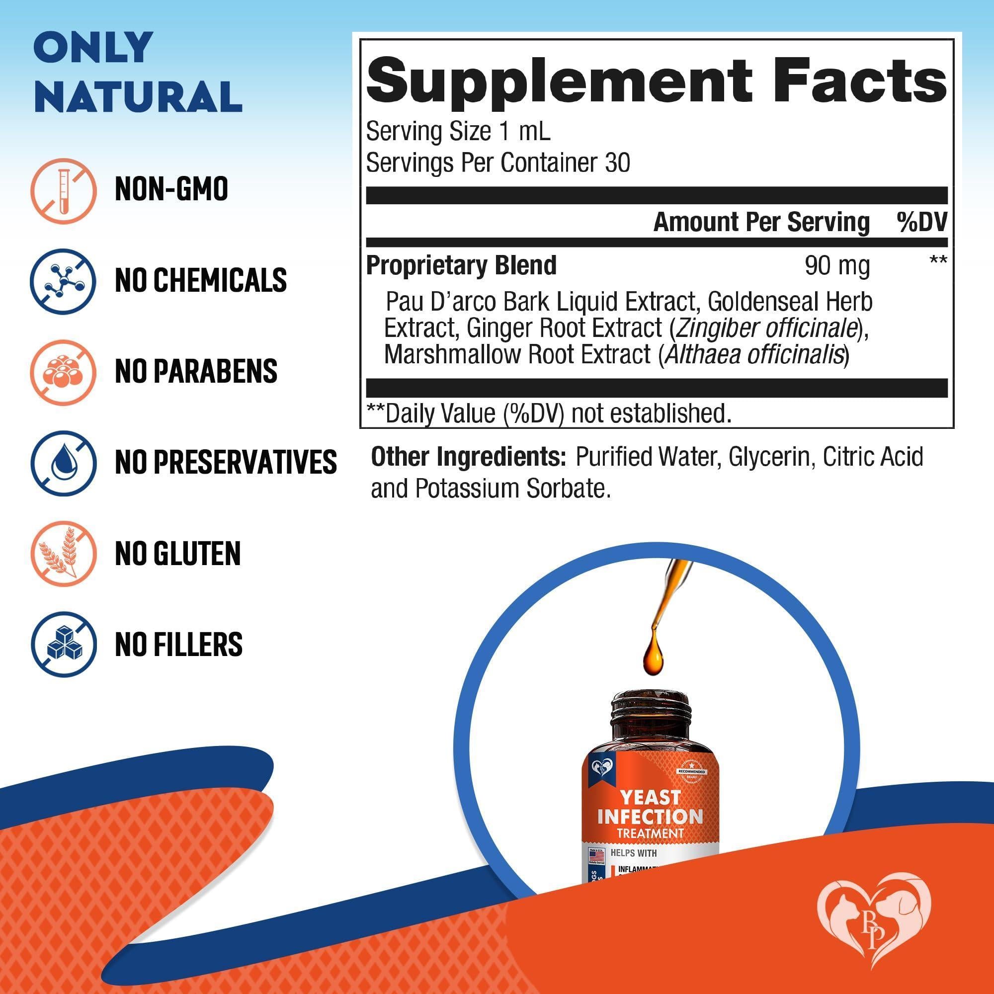 Dog Yeast & Anti-Itch Supplement Drops Skin Ears & Allergy Relief Dog Yeast & Anti-Itch Supplement Drops Skin Ears & Allergy Relief