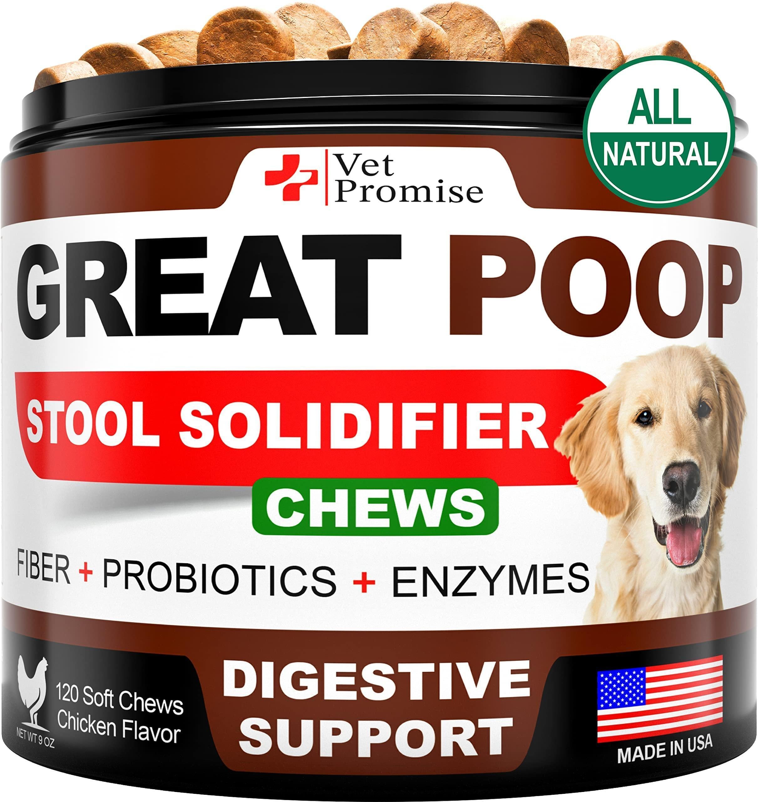 Probiotics for Dogs 120 Chews Stool Softener High Fiber Probiotics for Dogs 120 Chews Stool Softener High Fiber
