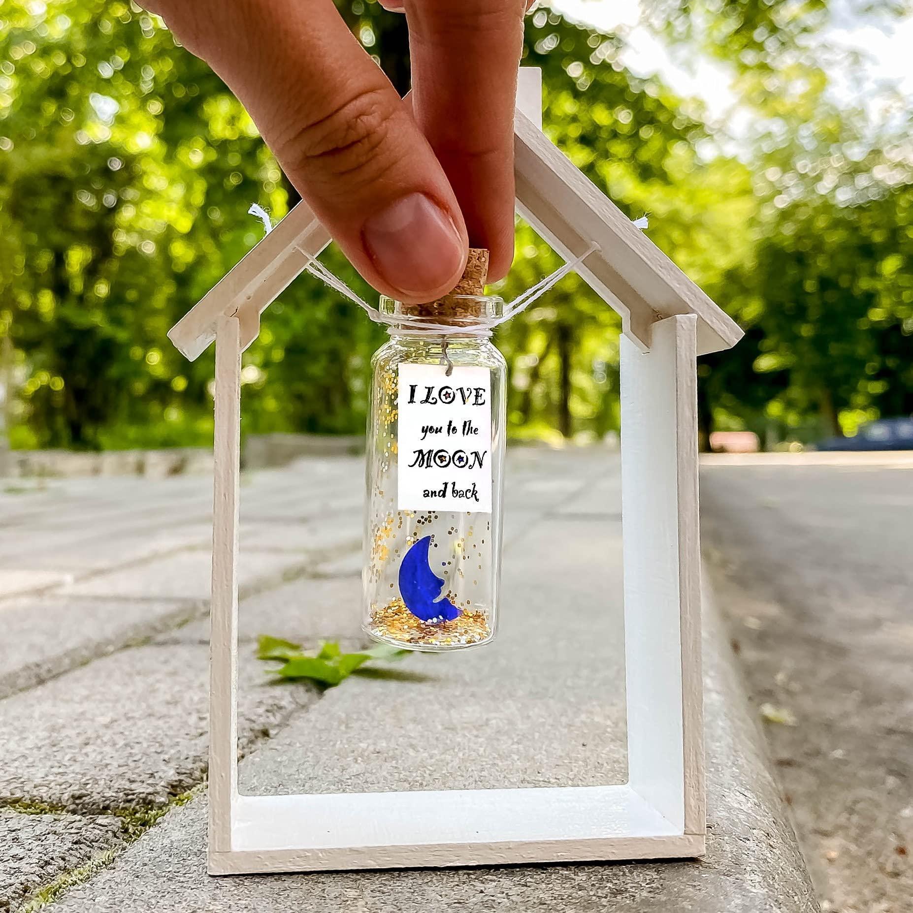 Cute Girlfriend and Boyfriend Gifts Personalized Anniversary Present for Her Him Custom Birthday Gift Idea for Women Men (I Love You To The Moon And Around The World in Wooden Frame) Cute Girlfriend and Boyfriend Gifts Personalized Anniversary Present for Her Him Custom Birthday Gift Idea for Women Men (I Love You To The Moon And Around The World in Wooden Frame)