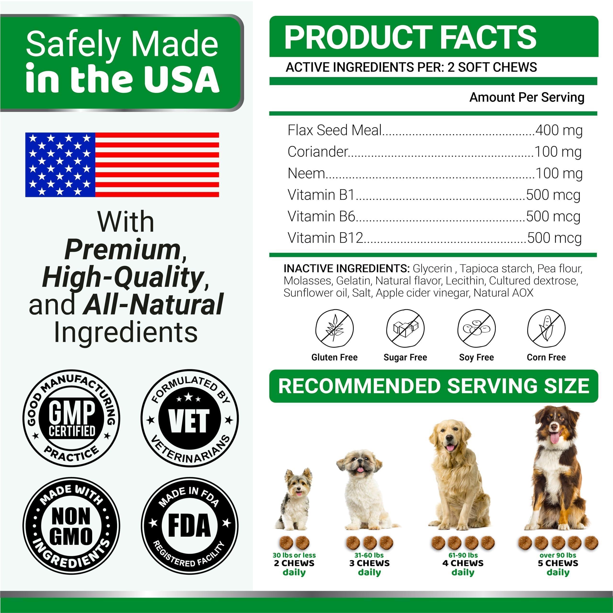 Flea & Tick Chews for Dogs 170 Count Oral All Breeds & Ages Flea & Tick Chews for Dogs 170 Count Oral All Breeds & Ages