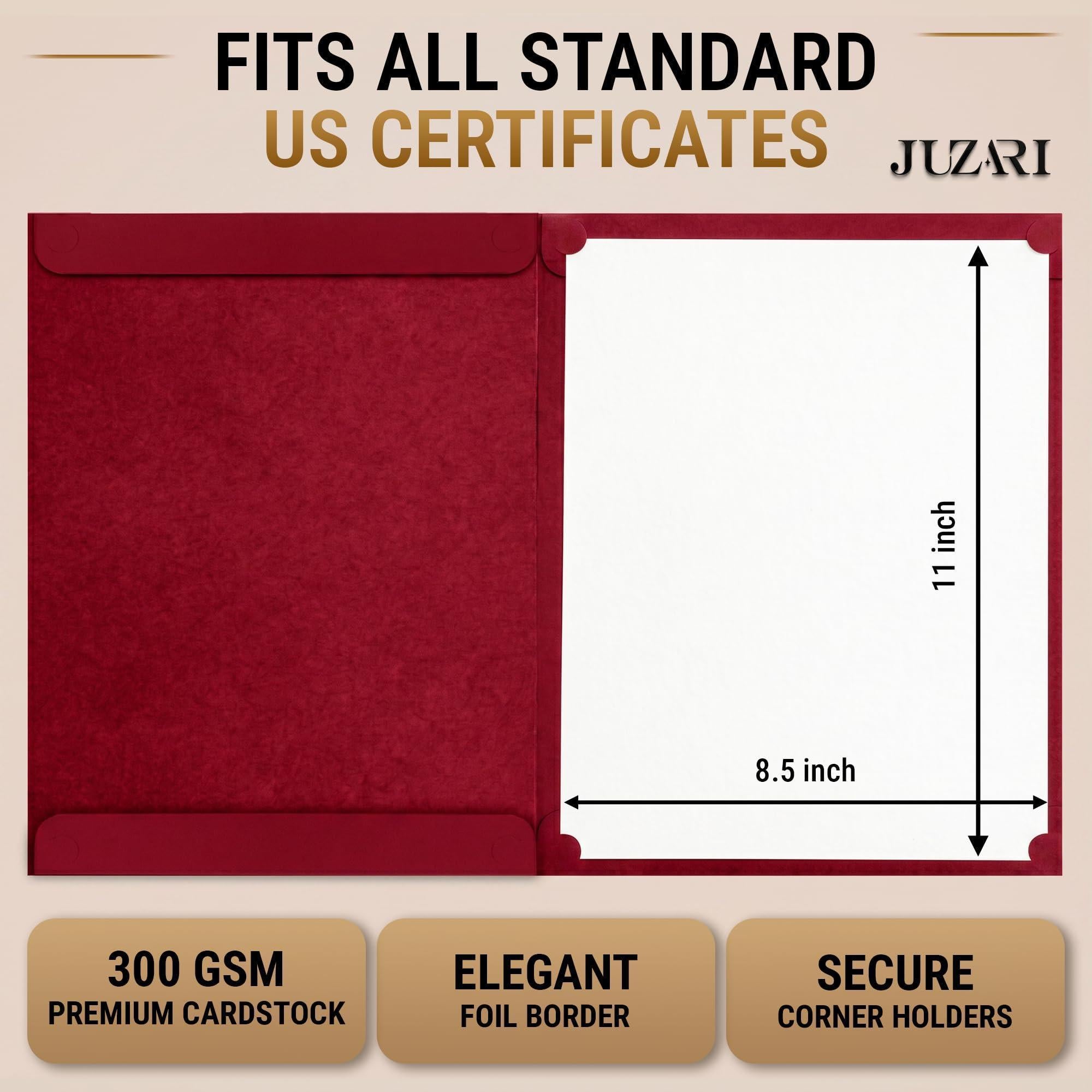50 Pack Premium Burgundy Certificate Holders 8.5 x 11 inch Heavyweight 300gsm Cardstock Diploma Holder & Certificate Folder Award Certificate Folders for Graduation with Gold Foil Diploma Cover 50 Pack Premium Burgundy Certificate Holders 8.5 x 11 inch Heavyweight 300gsm Cardstock Diploma Holder & Certificate Folder Award Certificate Folders for Graduation with Gold Foil Diploma Cover