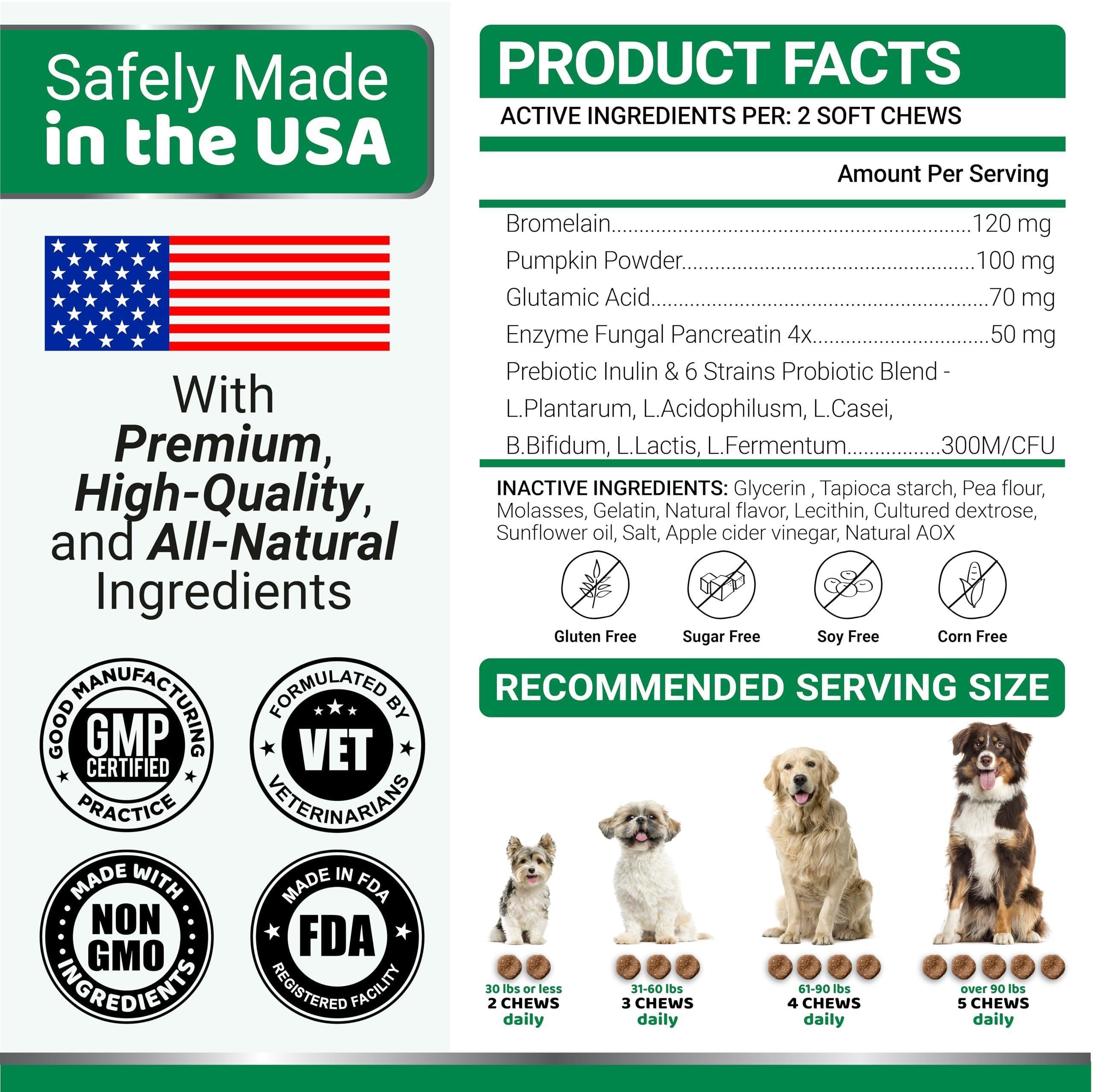 No Poo Chews for Dogs 170 Count Coprophagia Deterrent Probiotics No Poo Chews for Dogs 170 Count Coprophagia Deterrent Probiotics