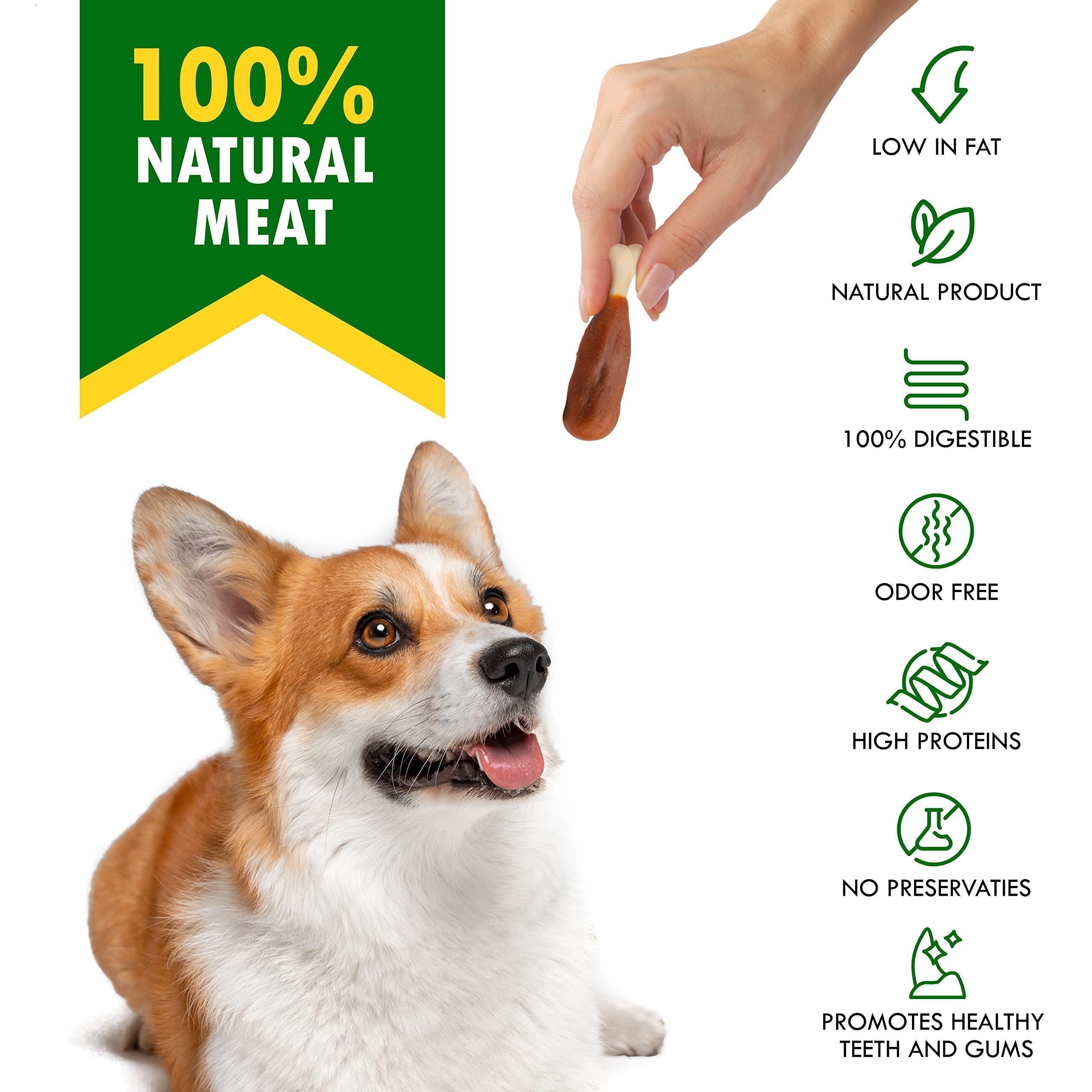 Calcium Bones for Dogs Chicken-Wrapped Rawhide-Free Chews Calcium Bones for Dogs Chicken-Wrapped Rawhide-Free Chews