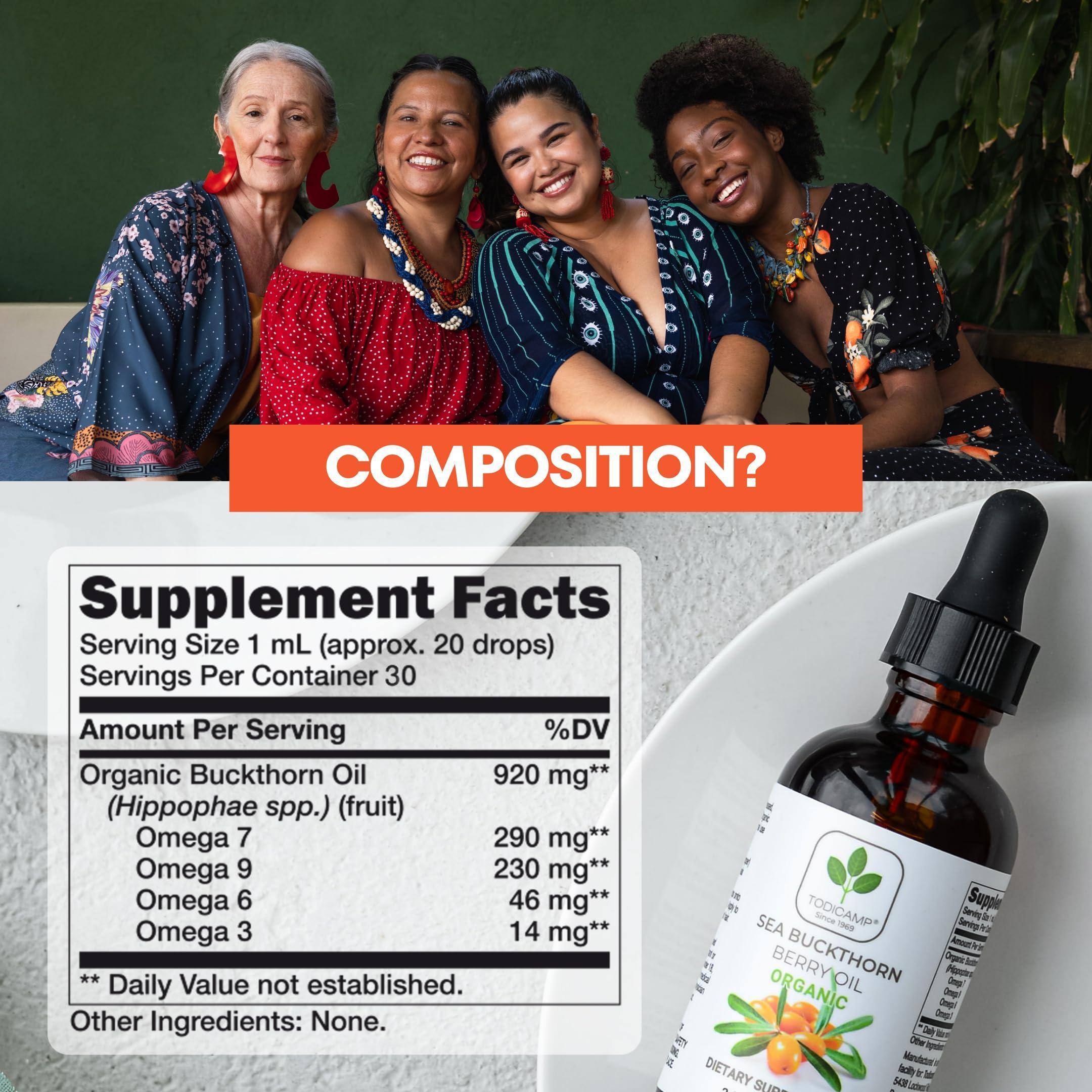 Organic Sea Buckthorn Oil 1 fl oz Cold Pressed Sea Buckthorn Berry Oil Seabuckthorn for Face Hair Body & Supplement Organic Sea Buckthorn Oil 1 fl oz Cold Pressed Sea Buckthorn Berry Oil Seabuckthorn for Face Hair Body & Supplement