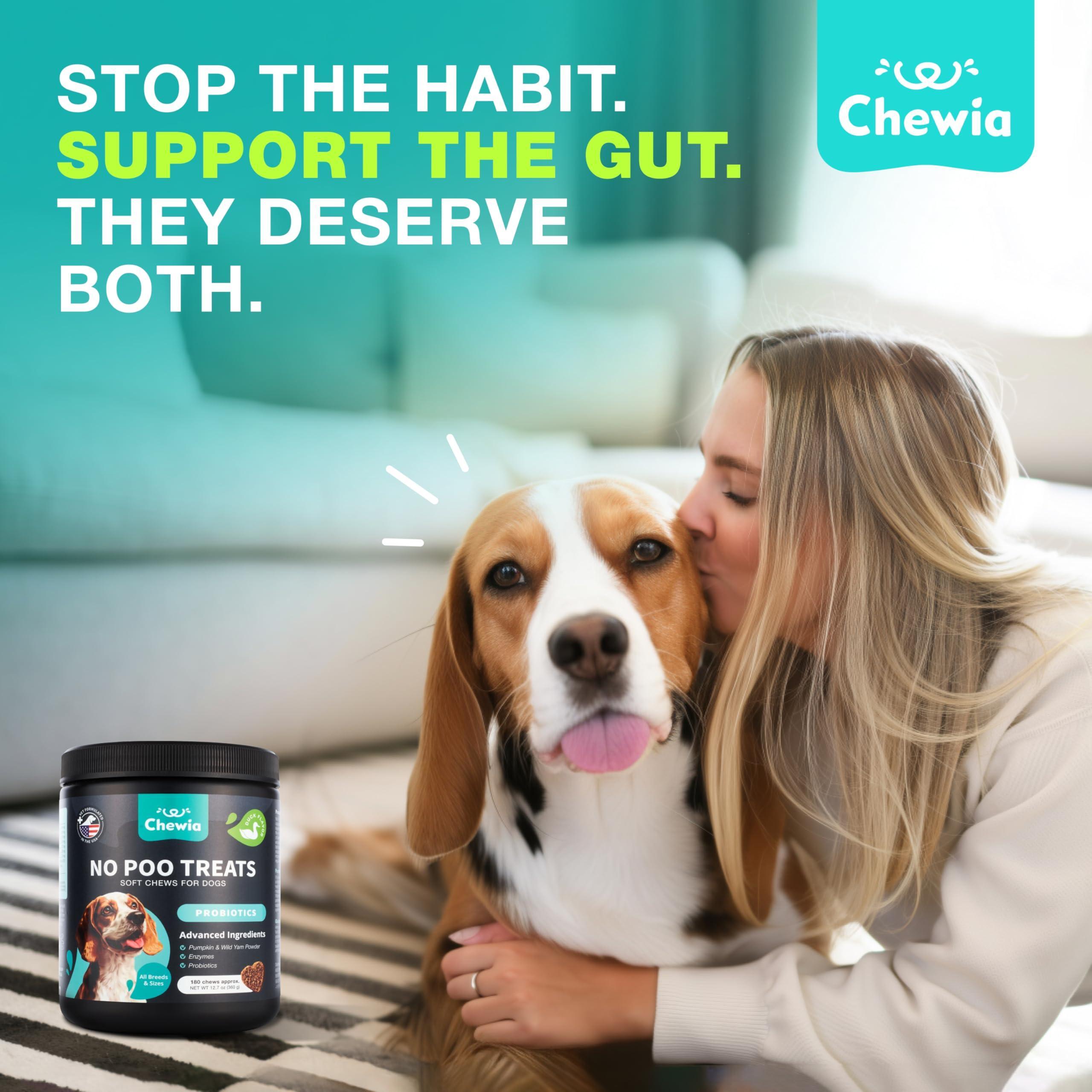 No Poo Chews for Dogs Coprophagia Deterrent Dog Probiotics for Digestive Health with Enzymes Canine Stool Eating Deterrent Digestive, Dental, Gut & Immune Health Treats No Poop Eating No Poo Chews for Dogs Coprophagia Deterrent Dog Probiotics for Digestive Health with Enzymes Canine Stool Eating Deterrent Digestive, Dental, Gut & Immune Health Treats No Poop Eating