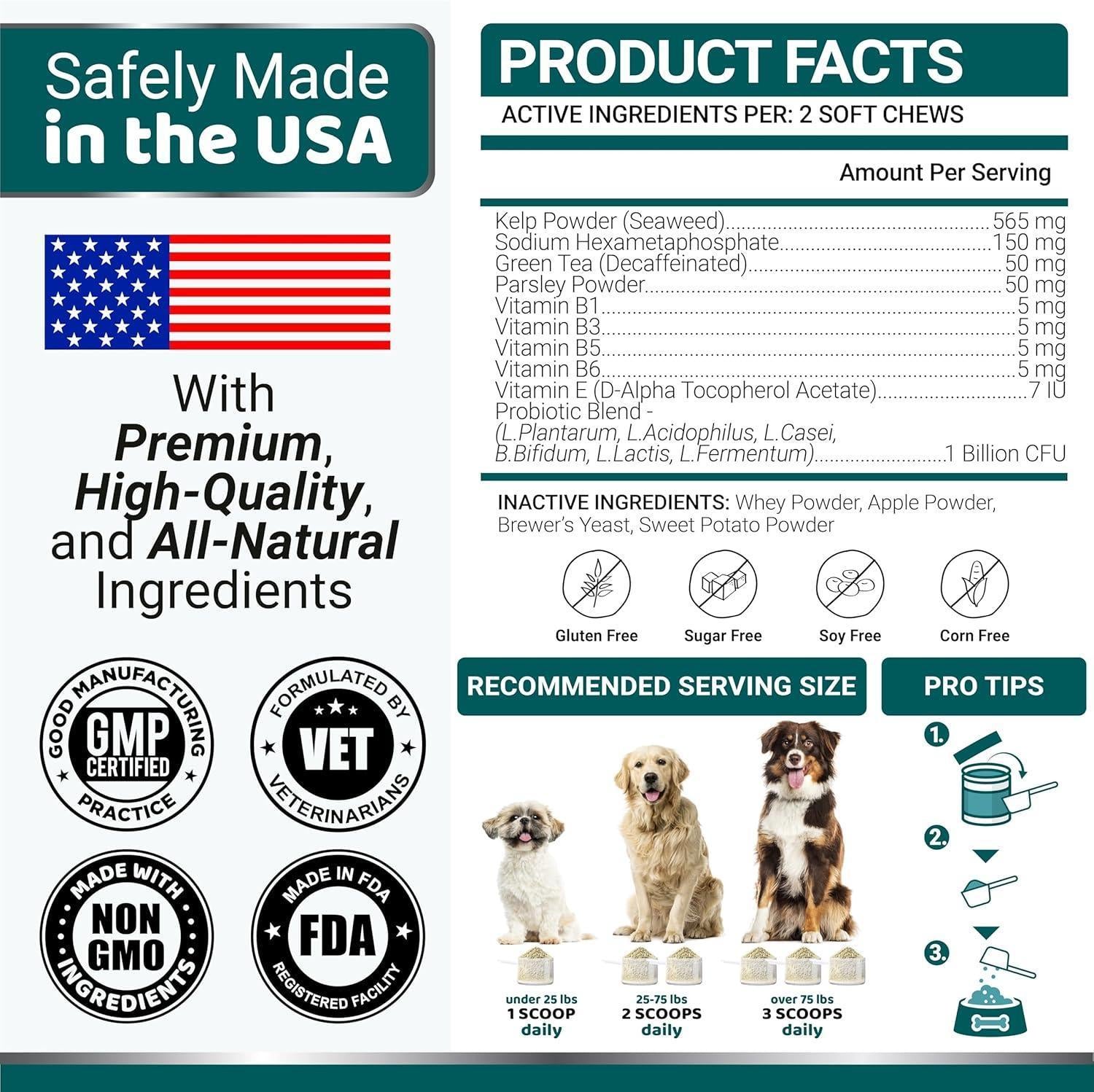 Dog Dental Powder 60 Scoops Tartar & Plaque Remover Breath Freshener Dog Dental Powder 60 Scoops Tartar & Plaque Remover Breath Freshener