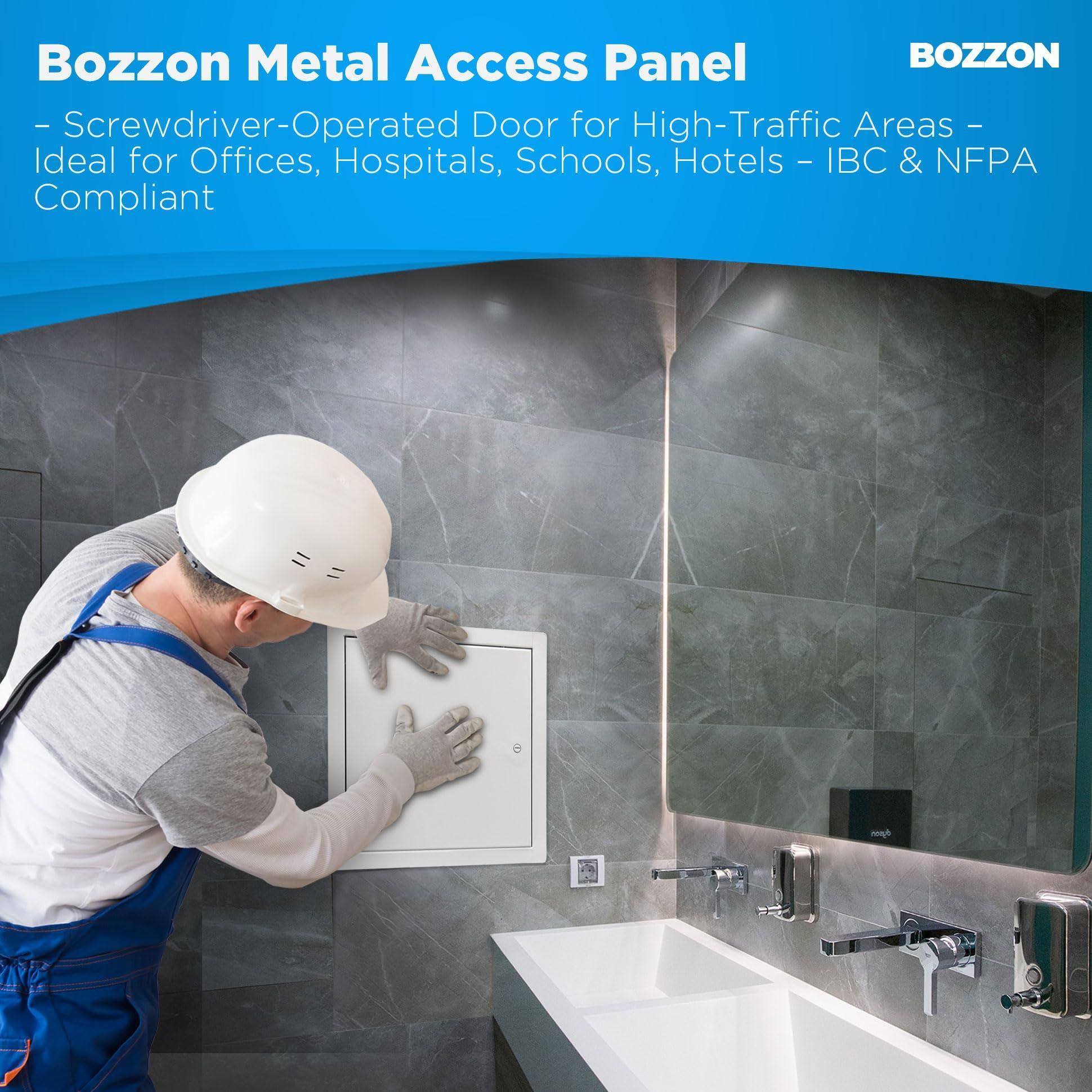 Access Panel for Drywall with Screwdriver Latch 6 x 6 inch Metal Door a 1.2 mm Thick Frame Wall Hole Cover Access Door Plumbing Access Panel for Drywall Heavy Durable White Access Panel for Drywall with Screwdriver Latch 6 x 6 inch Metal Door a 1.2 mm Thick Frame Wall Hole Cover Access Door Plumbing Access Panel for Drywall Heavy Durable White