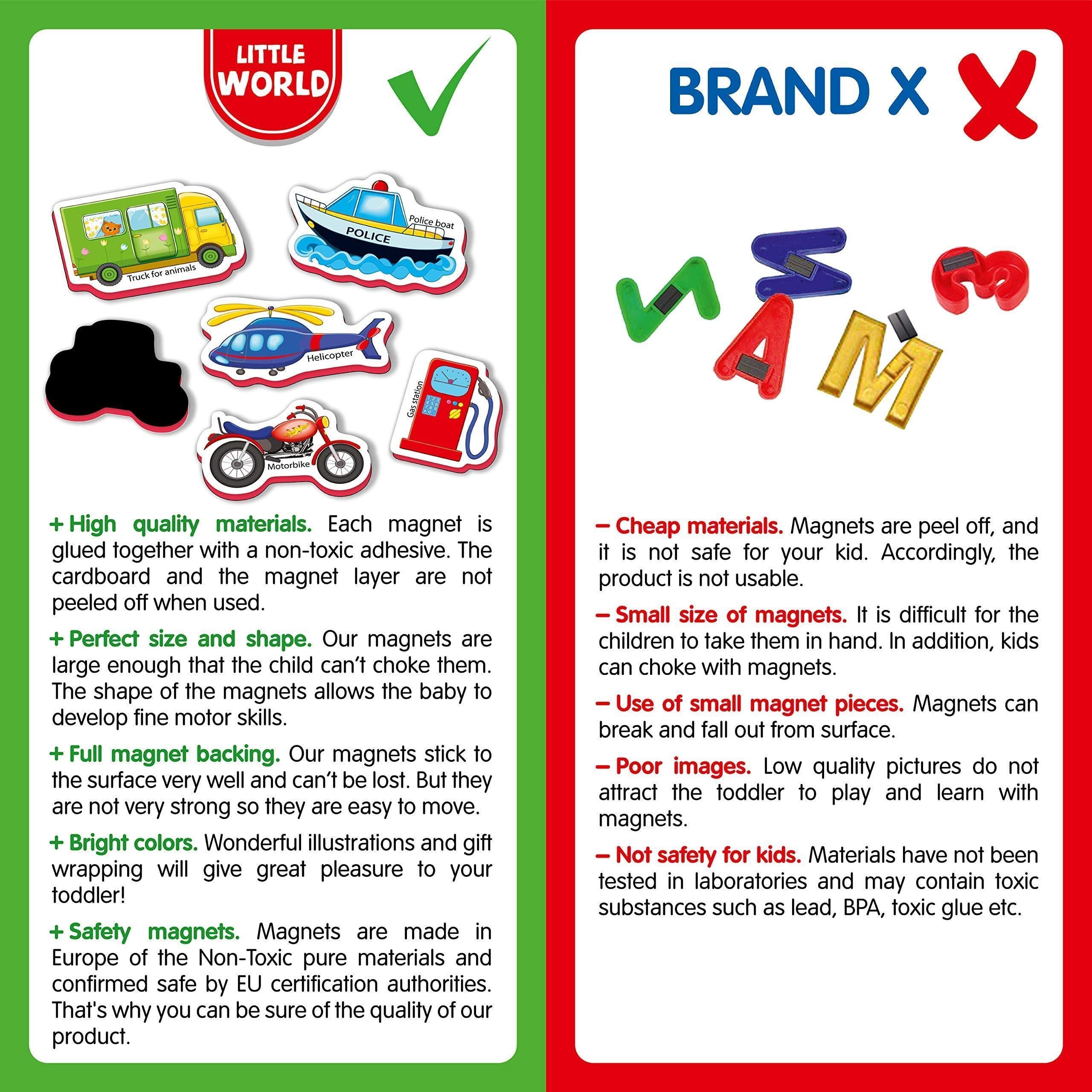 34 Foam Fridge Magnets for Toddlers 3 years Vehicles and Professions Magnets 34 Foam Fridge Magnets for Toddlers 3 years Vehicles and Professions Magnets