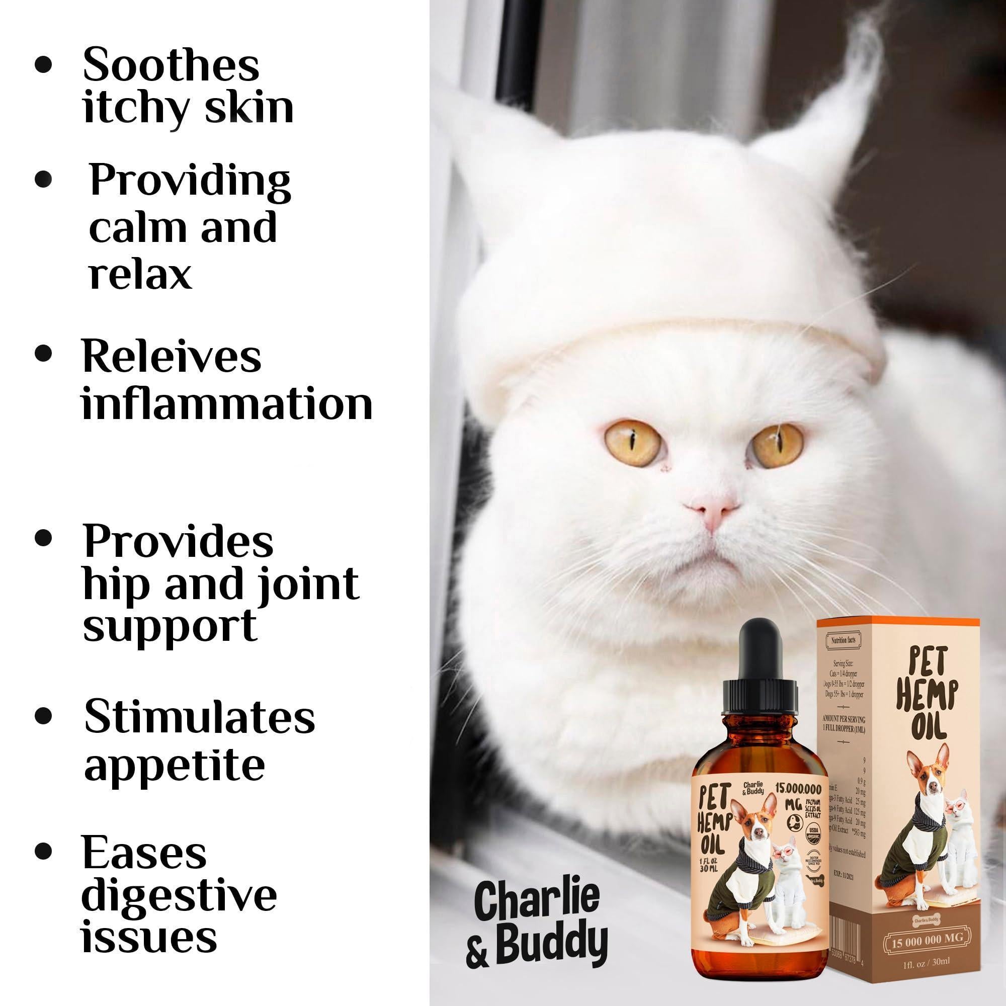 Hemp Oil for Dogs & Cats Hip & Joint & Skin Support Hemp Oil for Dogs & Cats Hip & Joint & Skin Support