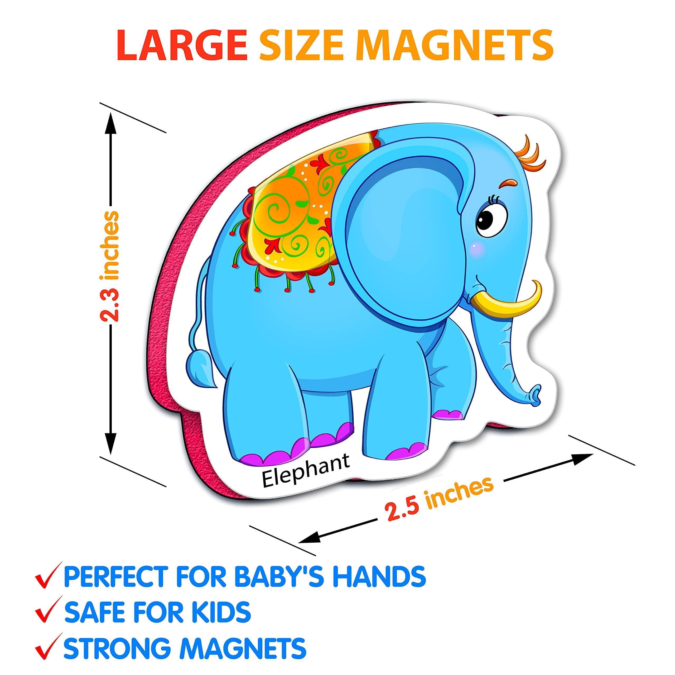 27 Fridge Magnets for Toddlers 13 years Zoo Animals Foam Magnets for Kids 27 Fridge Magnets for Toddlers 13 years Zoo Animals Foam Magnets for Kids