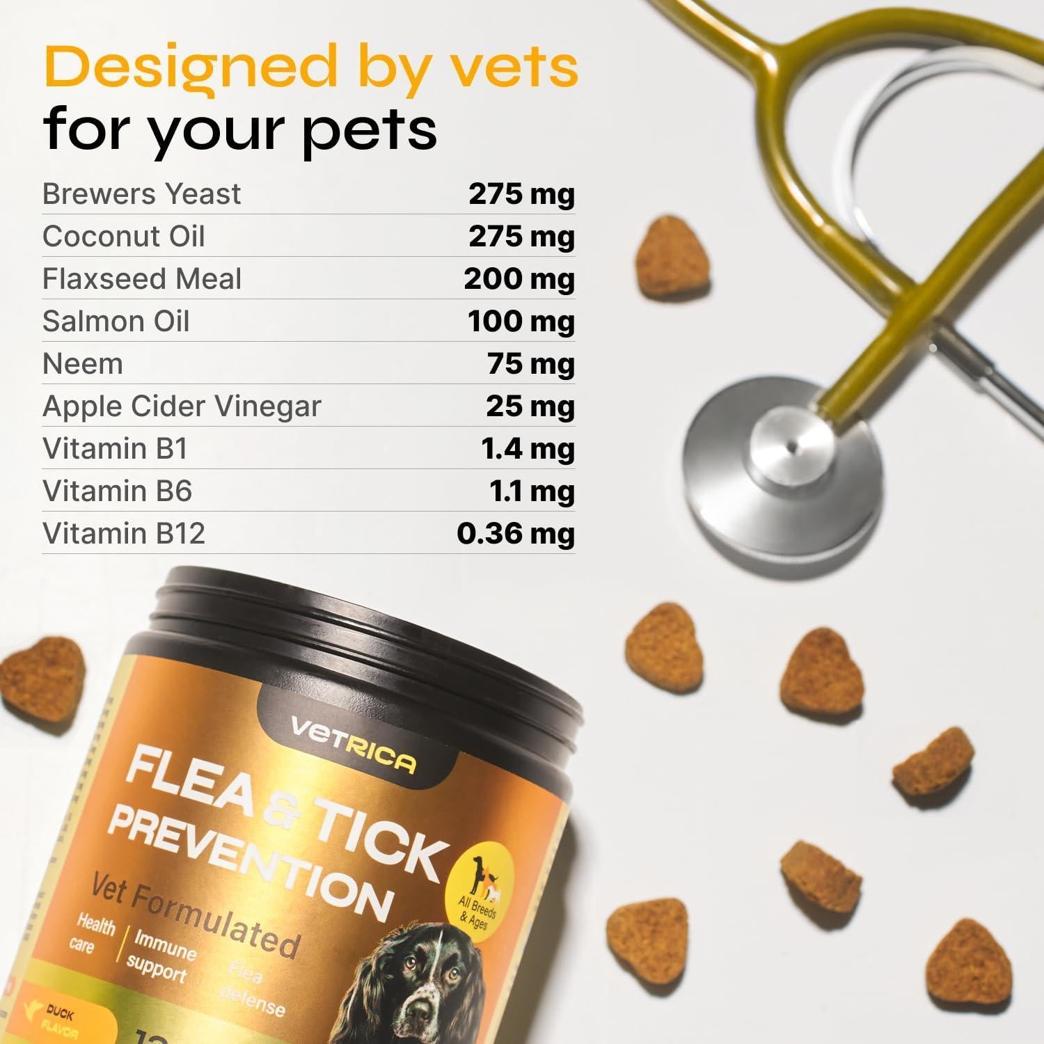 Flea and Tick Prevention for Dogs Dog Flea Treatment Chews Immune Support Flea and Tick Chewables for Dogs Dog Flea & Tick Control Supplement All Breeds & Ages Vet Formulated Soft Treats Flea and Tick Prevention for Dogs Dog Flea Treatment Chews Immune Support Flea and Tick Chewables for Dogs Dog Flea & Tick Control Supplement All Breeds & Ages Vet Formulated Soft Treats