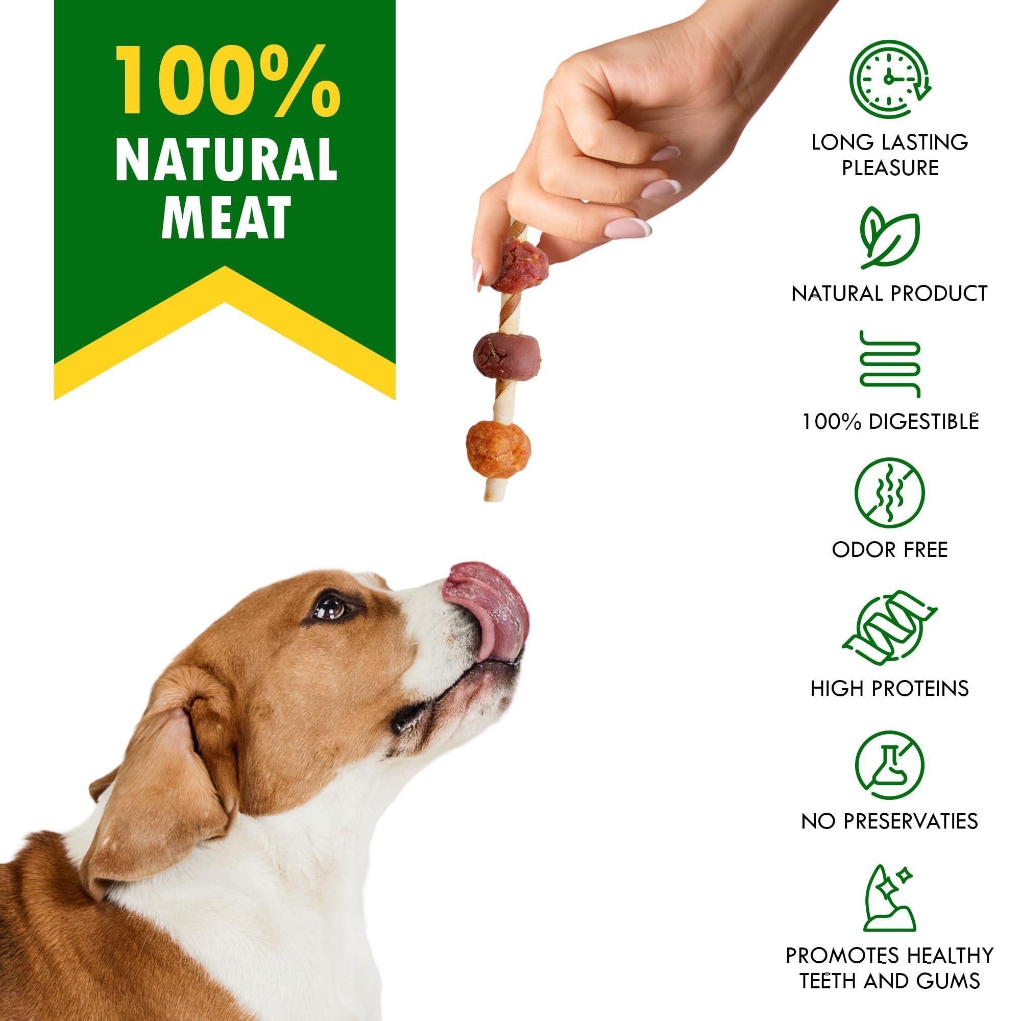 Rawhide Treats for Dogs Duck & Chicken Human-Grade 10.6 oz Rawhide Treats for Dogs Duck & Chicken Human-Grade 10.6 oz
