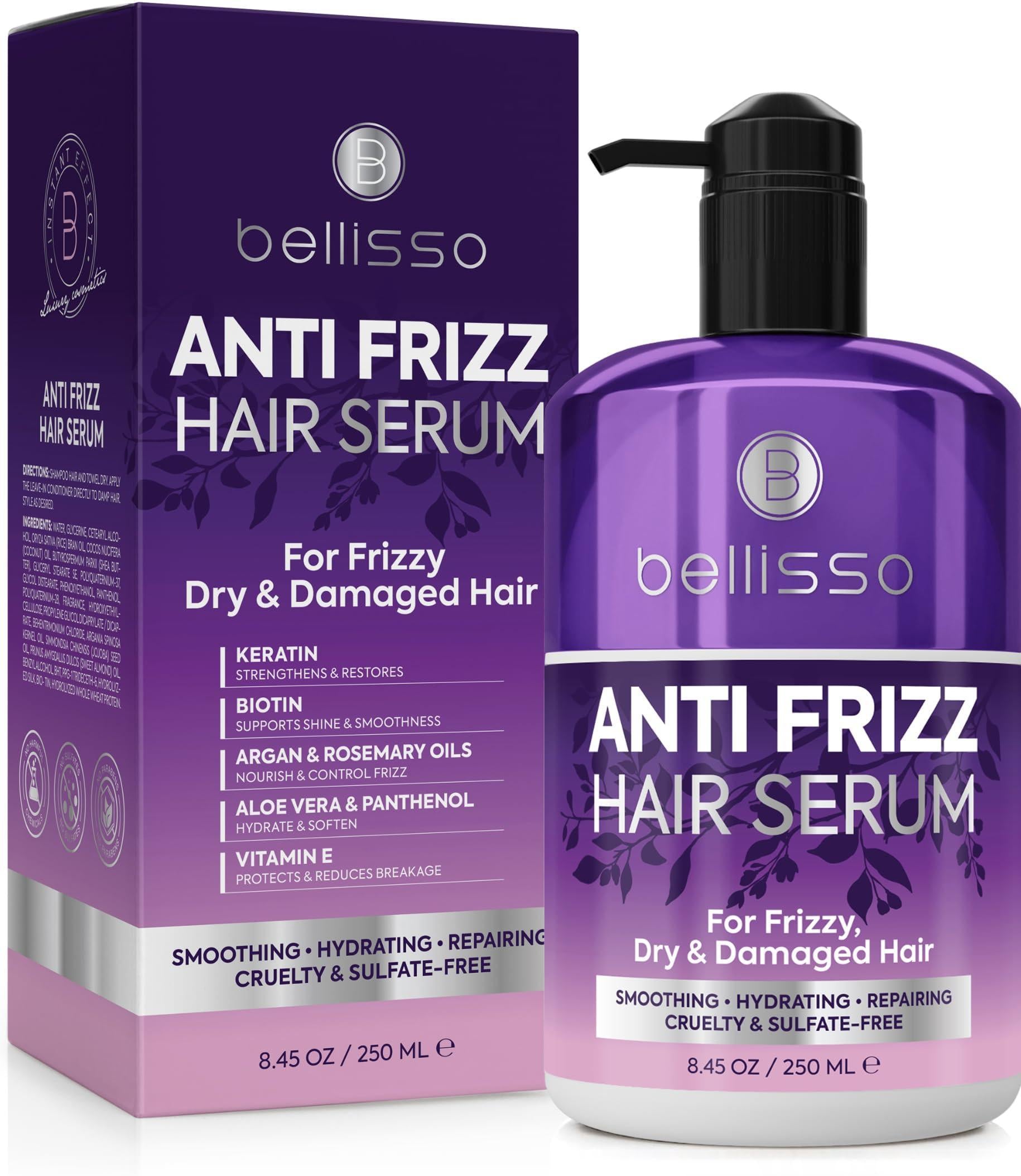 Anti Frizz Hair Serum for Frizzy Damaged Hair 8.45 Fl Oz Humidity Treatment Control Styling and Smoothing Products for Women and Men Anti Frizz Hair Serum for Frizzy Damaged Hair 8.45 Fl Oz Humidity Treatment Control Styling and Smoothing Products for Women and Men