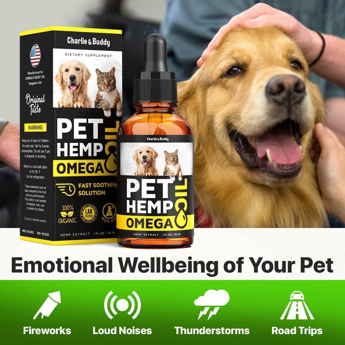 Hemp & Salmon Oil for Dogs Omega 3-6-9 Skin & Coat 1 fl oz Hemp & Salmon Oil for Dogs Omega 3-6-9 Skin & Coat 1 fl oz