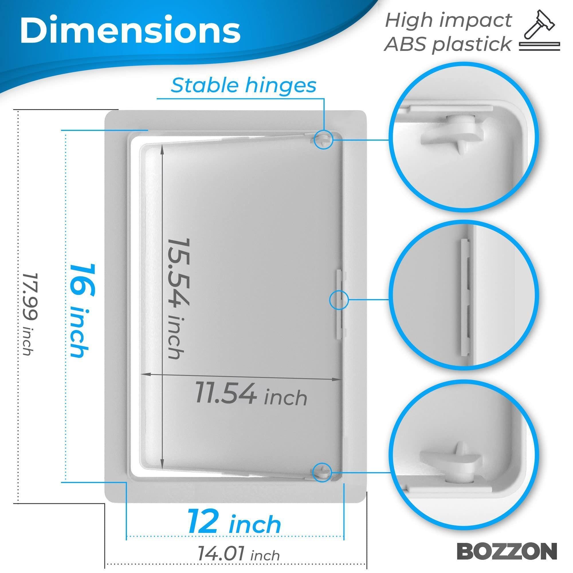 Access Panel for Drywall 12x16 inch Wall Hole Cover Access Door Plastic White Access Panel for Drywall 12x16 inch Wall Hole Cover Access Door Plastic White