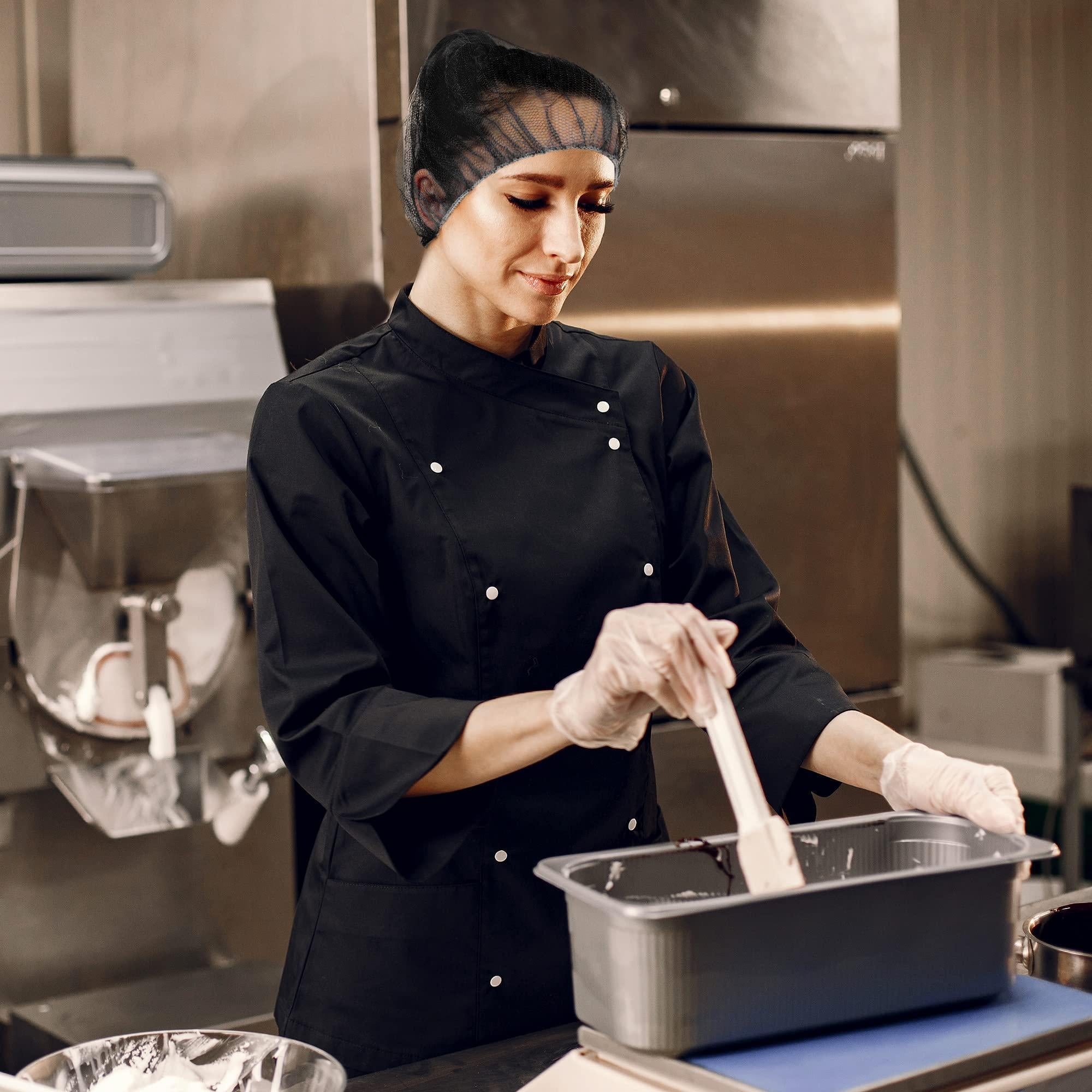 Black Disposable Hair Net 28 Inch 100 Pack Micro Nylon Bouffant Hair Nets. Bouffant Caps Disposable with Elastic Edge Stretchable Hairnets for Foodservice Industrial Use Black Disposable Hair Net 28 Inch 100 Pack Micro Nylon Bouffant Hair Nets. Bouffant Caps Disposable with Elastic Edge Stretchable Hairnets for Foodservice Industrial Use