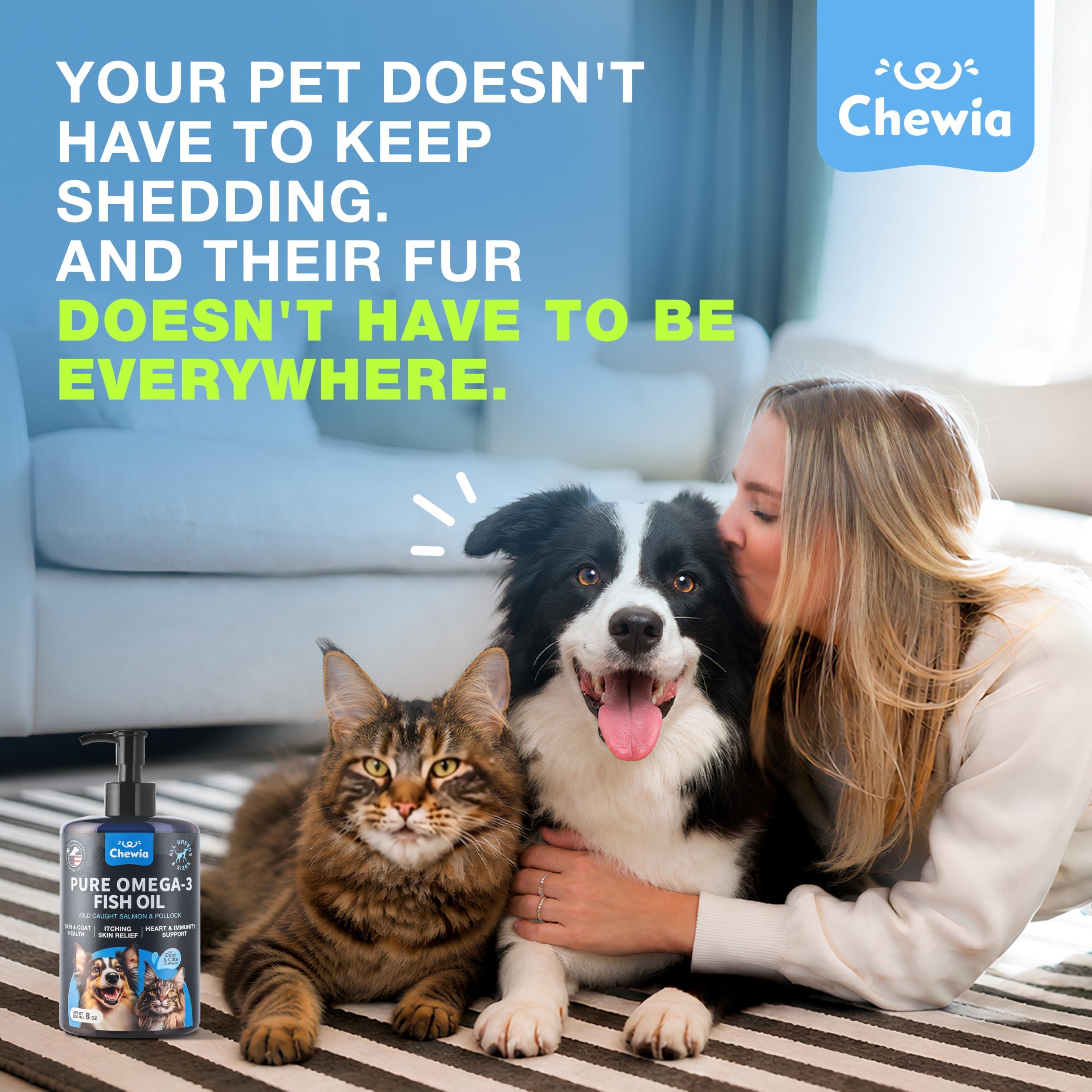 Omega 3 Fish Oil for Dogs and Cats Healthy Skin and Coat Support Supplement Omega 3 6 9 EPA DHA Fatty Acids Itchy Skin, Shedding, Immunity, Joint Wild Caught Salmon and Pollock Food Topper Omega 3 Fish Oil for Dogs and Cats Healthy Skin and Coat Support Supplement Omega 3 6 9 EPA DHA Fatty Acids Itchy Skin, Shedding, Immunity, Joint Wild Caught Salmon and Pollock Food Topper