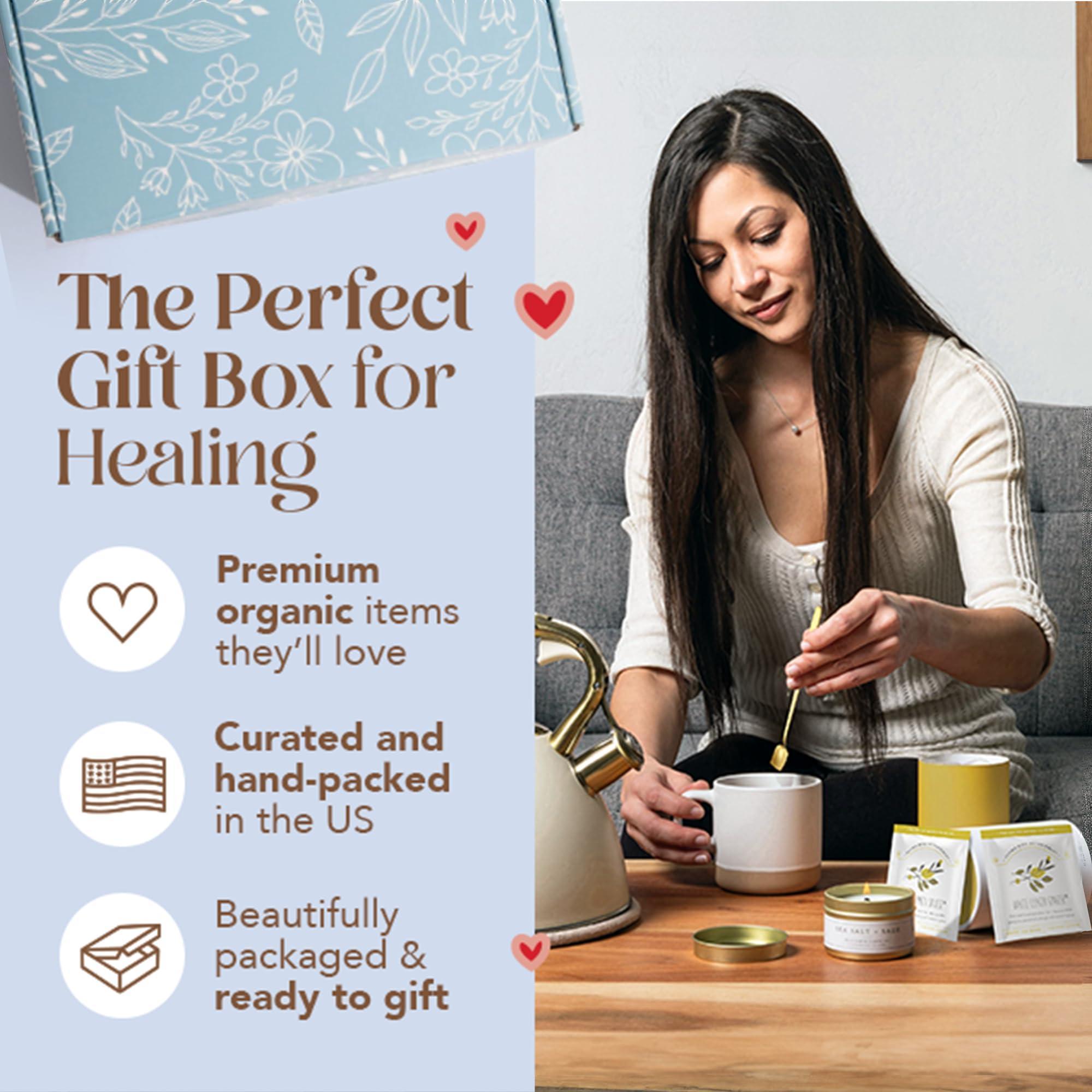 Unboxme Mini Healer Spa Gift Basket for Women Self Care Gift Box Wellness Care Package with Card Relaxation Gift for Birthday or Get Well Soon Unboxme Mini Healer Spa Gift Basket for Women Self Care Gift Box Wellness Care Package with Card Relaxation Gift for Birthday or Get Well Soon