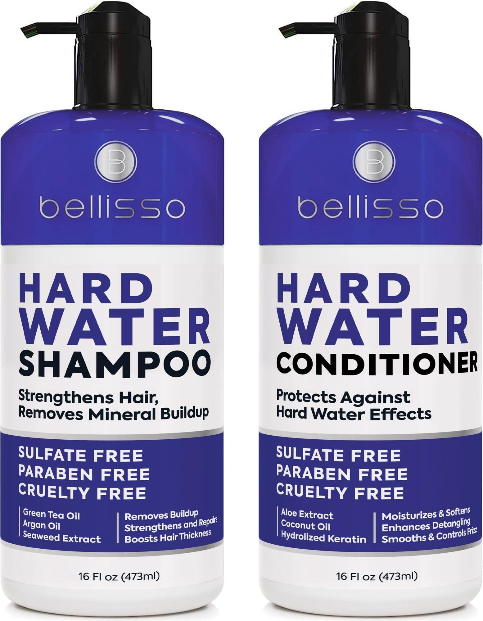 Hard Water Shampoo and Conditioner Set Sulfate Free Hair Care Products for Hard Water Shampoo and Conditioner Set Sulfate Free Hair Care Products for