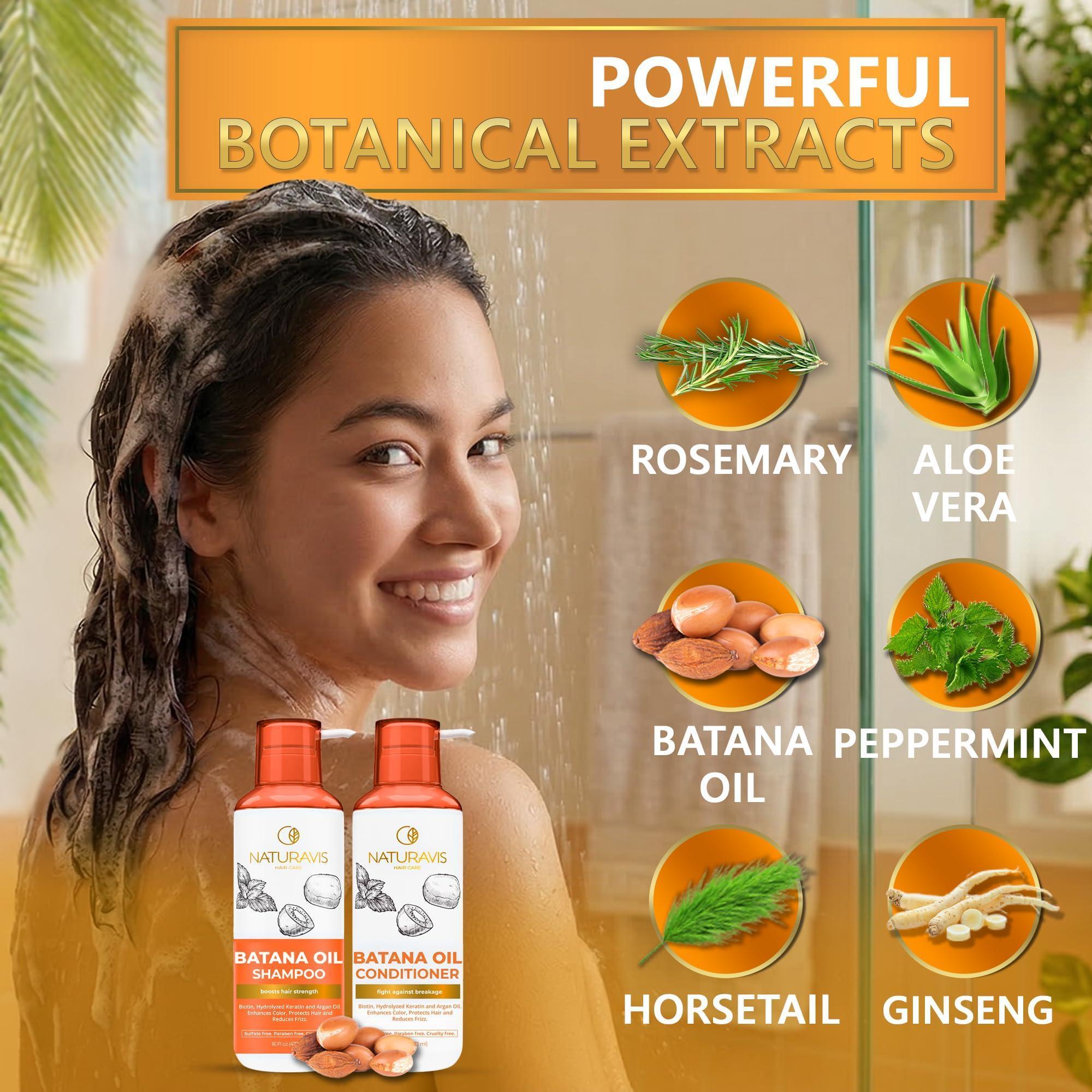 Batana Oil Shampoo and Conditioner Set 16 Fl Oz Set of 2 Sulfate Free Volumizing Formula for Fine Hair Thickening Salon Quality Paraben Free Blend for Thin Hair For Women and Men Batana Oil Shampoo and Conditioner Set 16 Fl Oz Set of 2 Sulfate Free Volumizing Formula for Fine Hair Thickening Salon Quality Paraben Free Blend for Thin Hair For Women and Men
