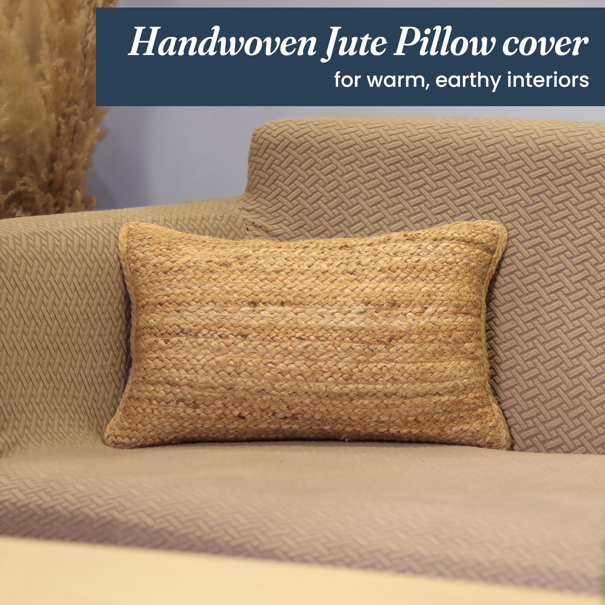 Jute Throw Pillow Covers 20x12 Inch Braided Hand Woven Decorative Pillow Cover for Couch Boho Jute Decor Living Room Decor Natural 1Pc Indoor Outdoor Pillow Cover Jute Throw Pillow Covers 20x12 Inch Braided Hand Woven Decorative Pillow Cover for Couch Boho Jute Decor Living Room Decor Natural 1Pc Indoor Outdoor Pillow Cover