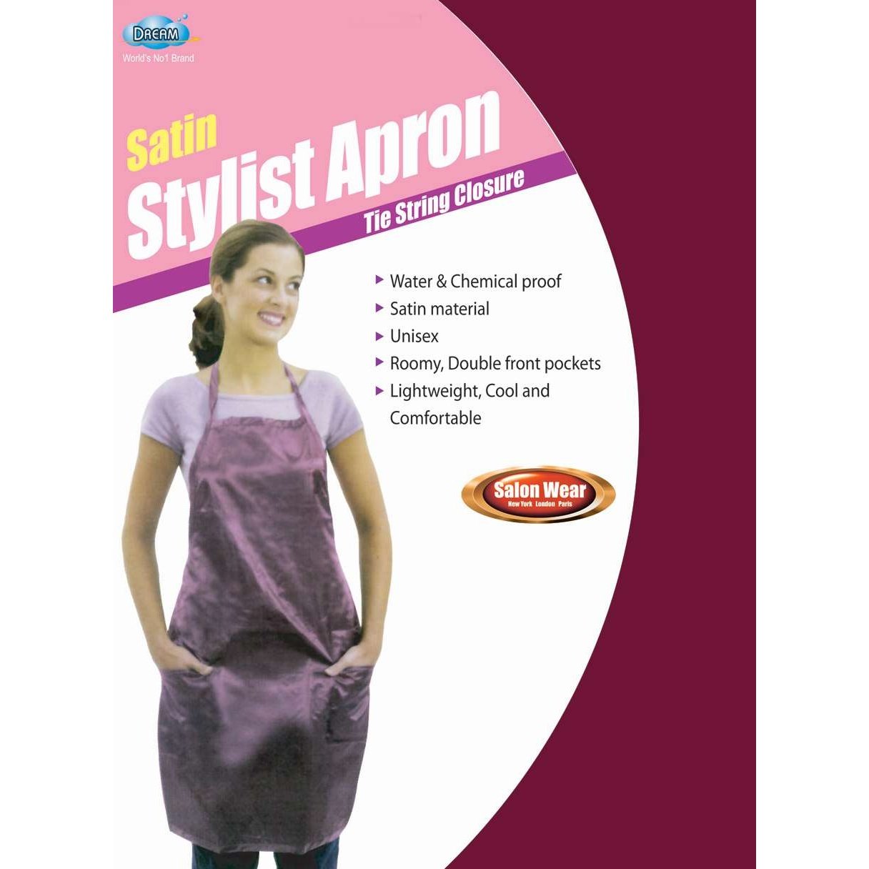 Dream Salon Wear -Stylist Apron Satin Dream Salon Wear -Stylist Apron Satin