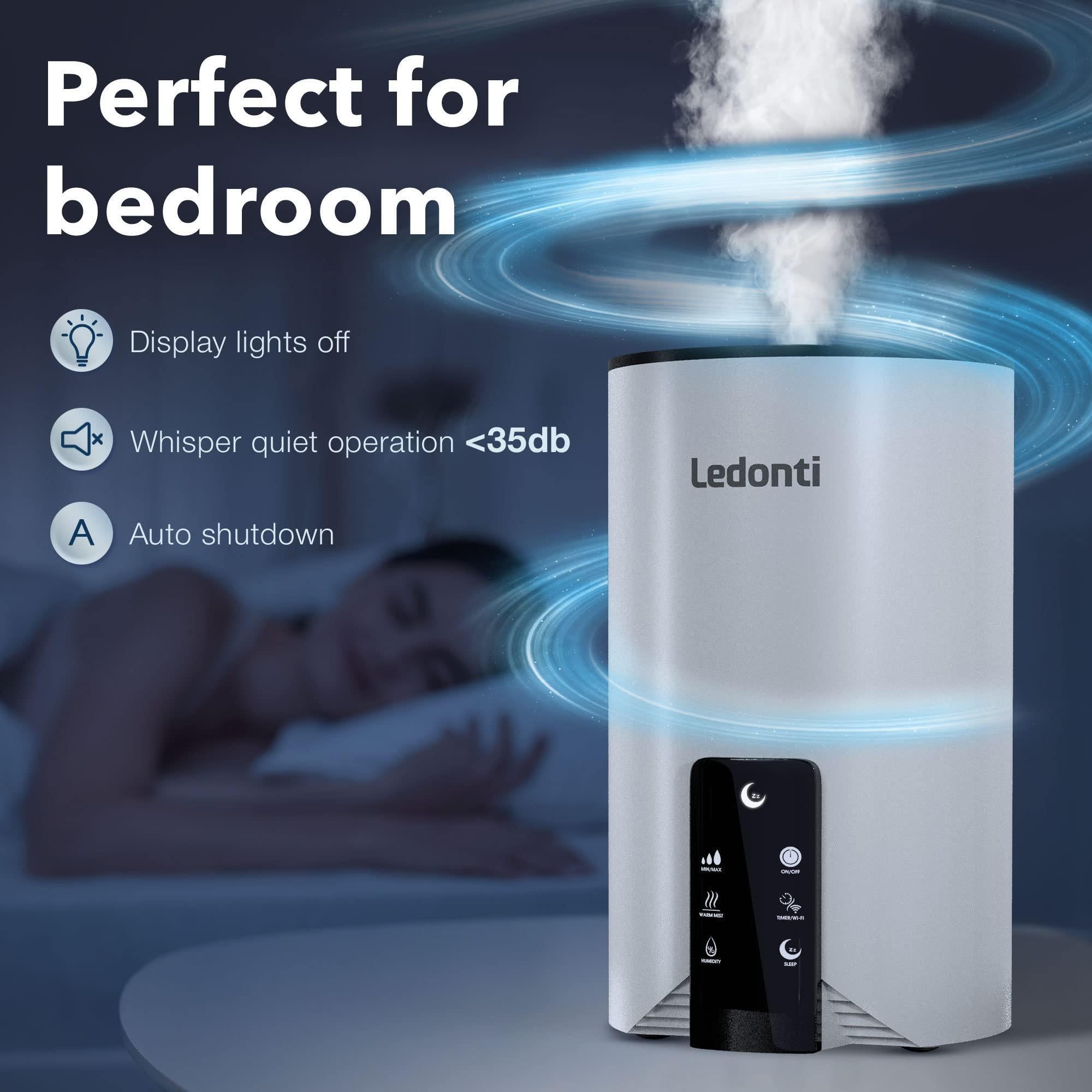 WiFi Control Humidifiers for Bedroom Dual Mist (Cool & Warm) ! Humidifier 4L WiFi Control Humidifiers for Bedroom Dual Mist (Cool & Warm) ! Humidifier 4L