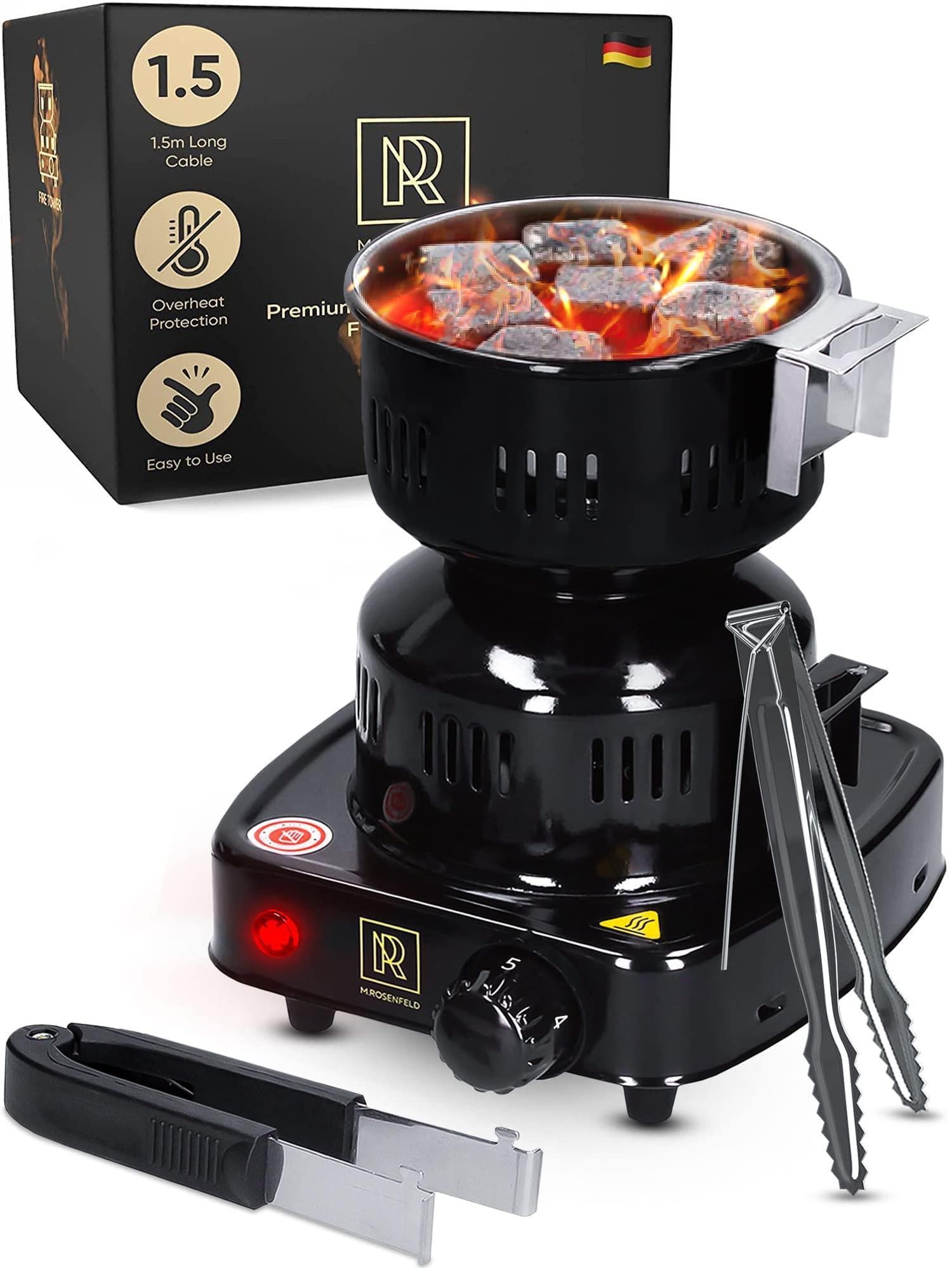 Multipurpose Electric Charcoal Starter Electric Charcoal Burner ETL Approved Electric Stove Coconut Charcoal Lighters with Tongs 450W Hot Plate Electric with 304 Stainless Steel Coiled Burner Multipurpose Electric Charcoal Starter Electric Charcoal Burner ETL Approved Electric Stove Coconut Charcoal Lighters with Tongs 450W Hot Plate Electric with 304 Stainless Steel Coiled Burner