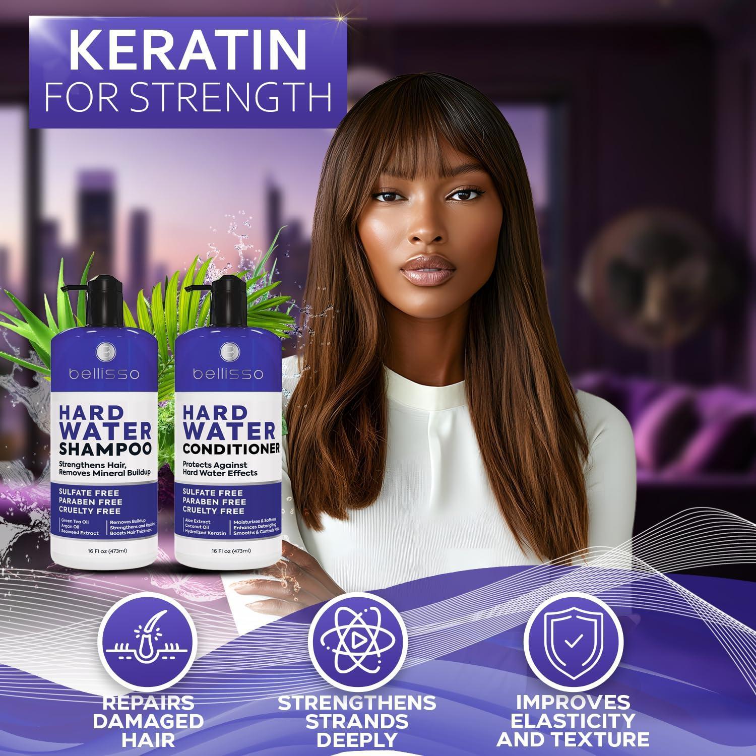 Hard Water Shampoo and Conditioner Set Sulfate Free Hair Care Products for Hard Water Shampoo and Conditioner Set Sulfate Free Hair Care Products for