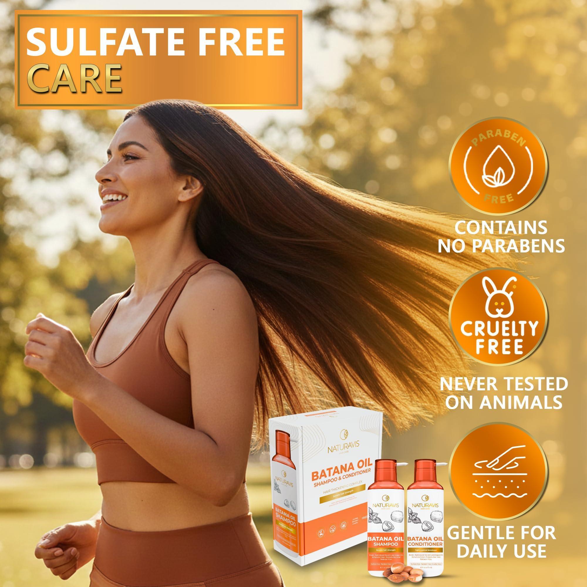 Batana Oil Shampoo and Conditioner Set 16 Fl Oz Set of 2 Sulfate Free Volumizing Formula for Fine Hair Thickening Salon Quality Paraben Free Blend for Thin Hair For Women and Men Batana Oil Shampoo and Conditioner Set 16 Fl Oz Set of 2 Sulfate Free Volumizing Formula for Fine Hair Thickening Salon Quality Paraben Free Blend for Thin Hair For Women and Men