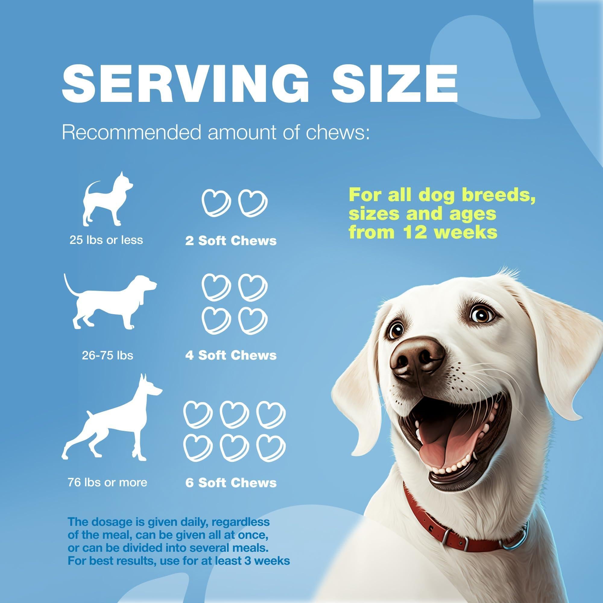 Hemp Calming Chews for Dogs Anxiety Relief L-Theanine & Chamomile Hemp Calming Chews for Dogs Anxiety Relief L-Theanine & Chamomile