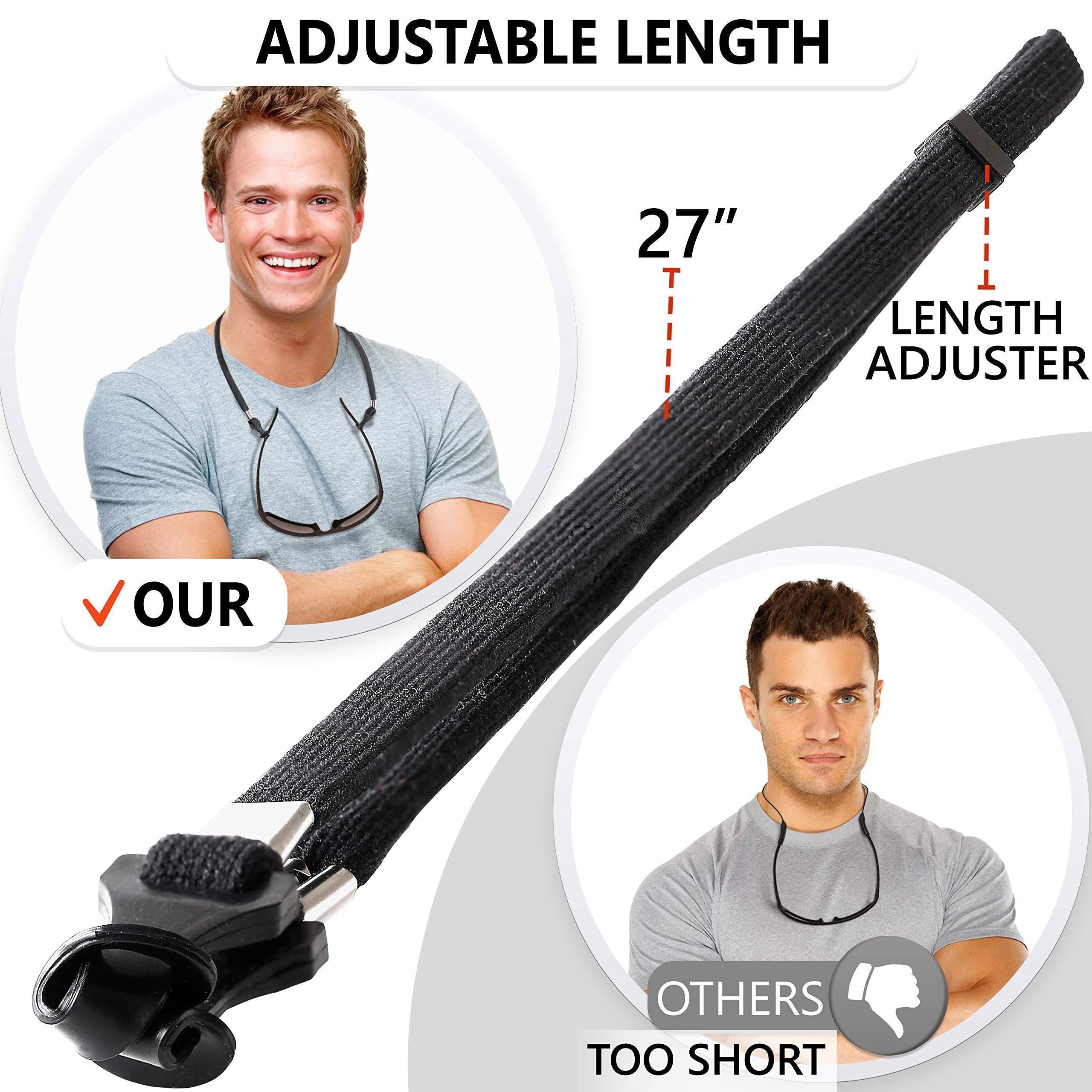 Eye Glasses String Holder Strap Eyeglass NonSlip Clip Loop 4 Pcs 27 inch Long Eye Glasses String Holder Strap Eyeglass NonSlip Clip Loop 4 Pcs 27 inch Long