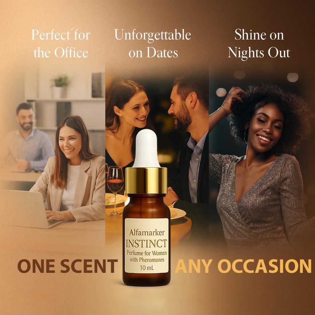 Perfumes for Women with Pheromones Instinct 10ml Travel Perfume Oil for Woman Pheromone Infused Long Lasting Fragrance for Her Fresh Floral Fruity Scent Perfumes for Women with Pheromones Instinct 10ml Travel Perfume Oil for Woman Pheromone Infused Long Lasting Fragrance for Her Fresh Floral Fruity Scent