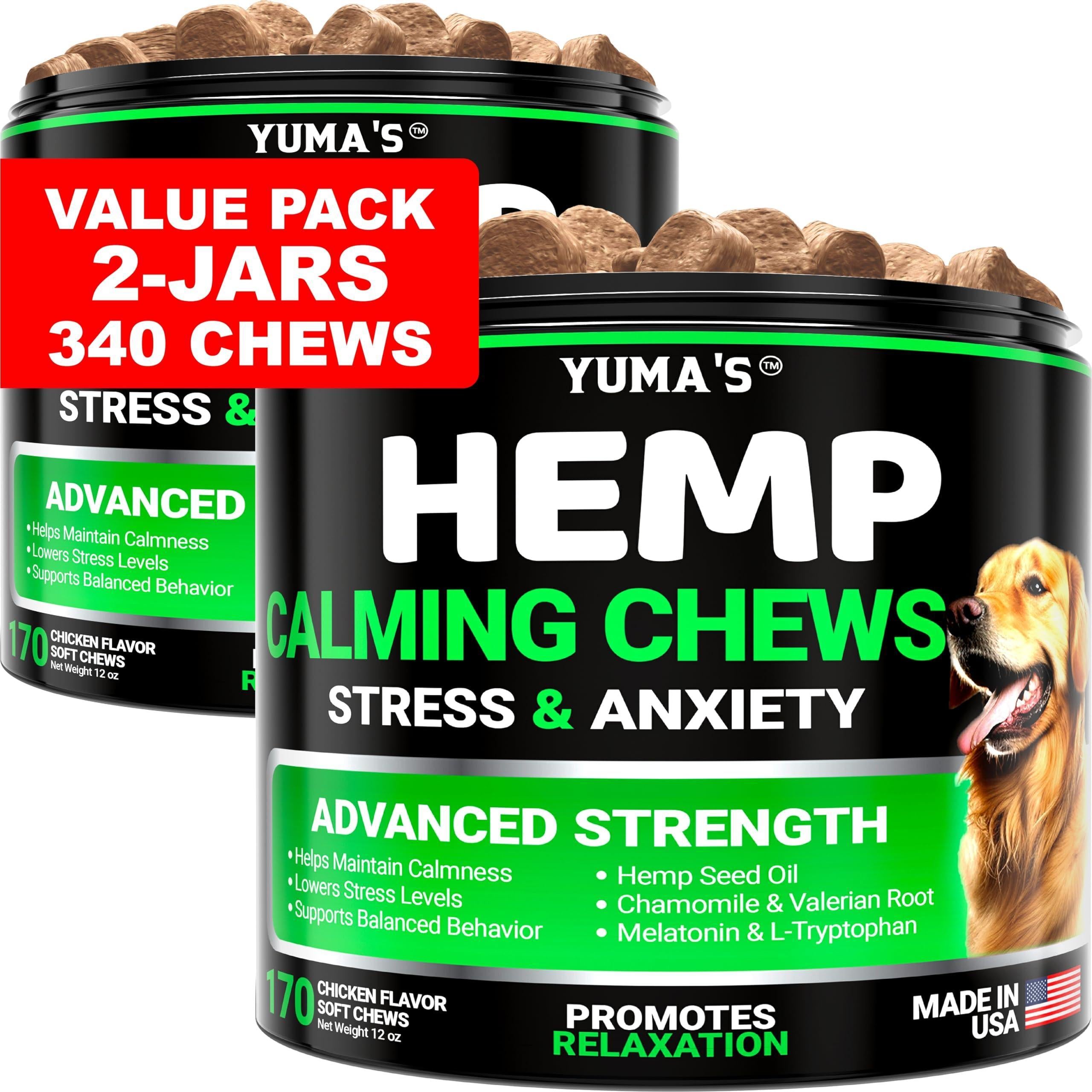 Hemp Calming Chews for Dogs 2-Pack Hemp Calming Chews for Dogs 2-Pack