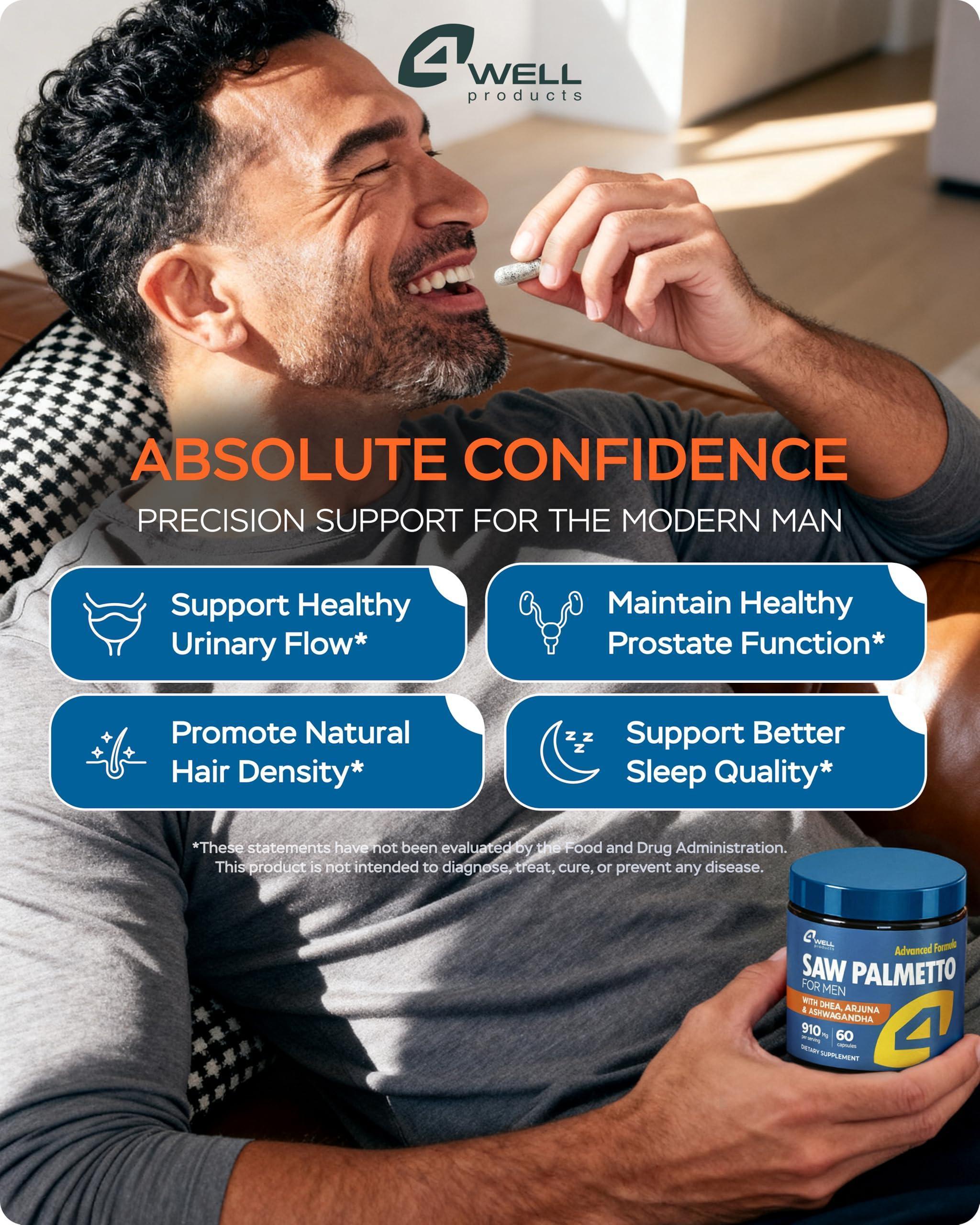 Saw Palmetto for Men & Prostate Health Supplements with Arjuna Extract Advanced Formula Saw Palmetto Arjuna Bark Extract w DHEA Ashwagandha 900mg DHT Blocker for Hair Support Saw Palmetto for Men & Prostate Health Supplements with Arjuna Extract Advanced Formula Saw Palmetto Arjuna Bark Extract w DHEA Ashwagandha 900mg DHT Blocker for Hair Support