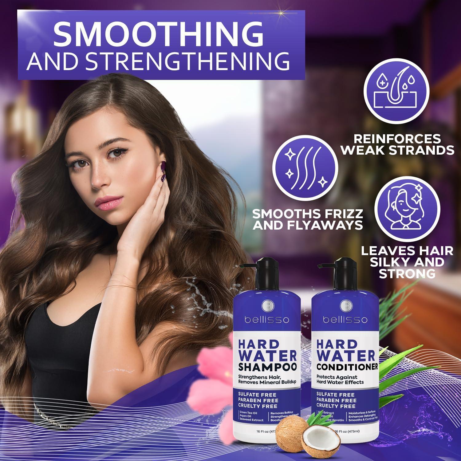 Hard Water Shampoo and Conditioner Set Sulfate Free Hair Care Products for Hard Water Shampoo and Conditioner Set Sulfate Free Hair Care Products for