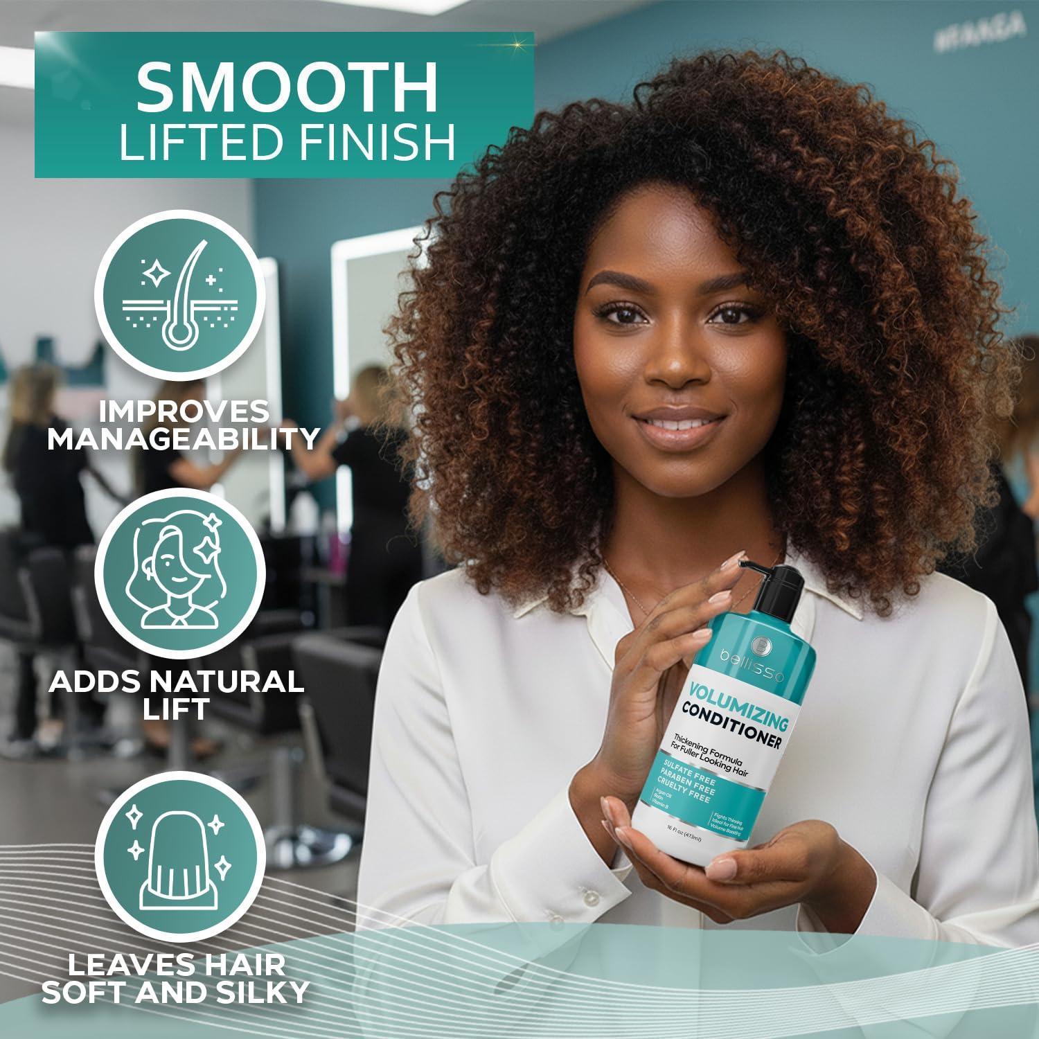 Volumizing Shampoo and Conditioner Set 16 Fl Oz Set of 2 Sulfate Free Thickening Formula for Fine and Thin Hair Volume Boost Professional Salon Hair Care for Men and Women Volumizing Shampoo and Conditioner Set 16 Fl Oz Set of 2 Sulfate Free Thickening Formula for Fine and Thin Hair Volume Boost Professional Salon Hair Care for Men and Women