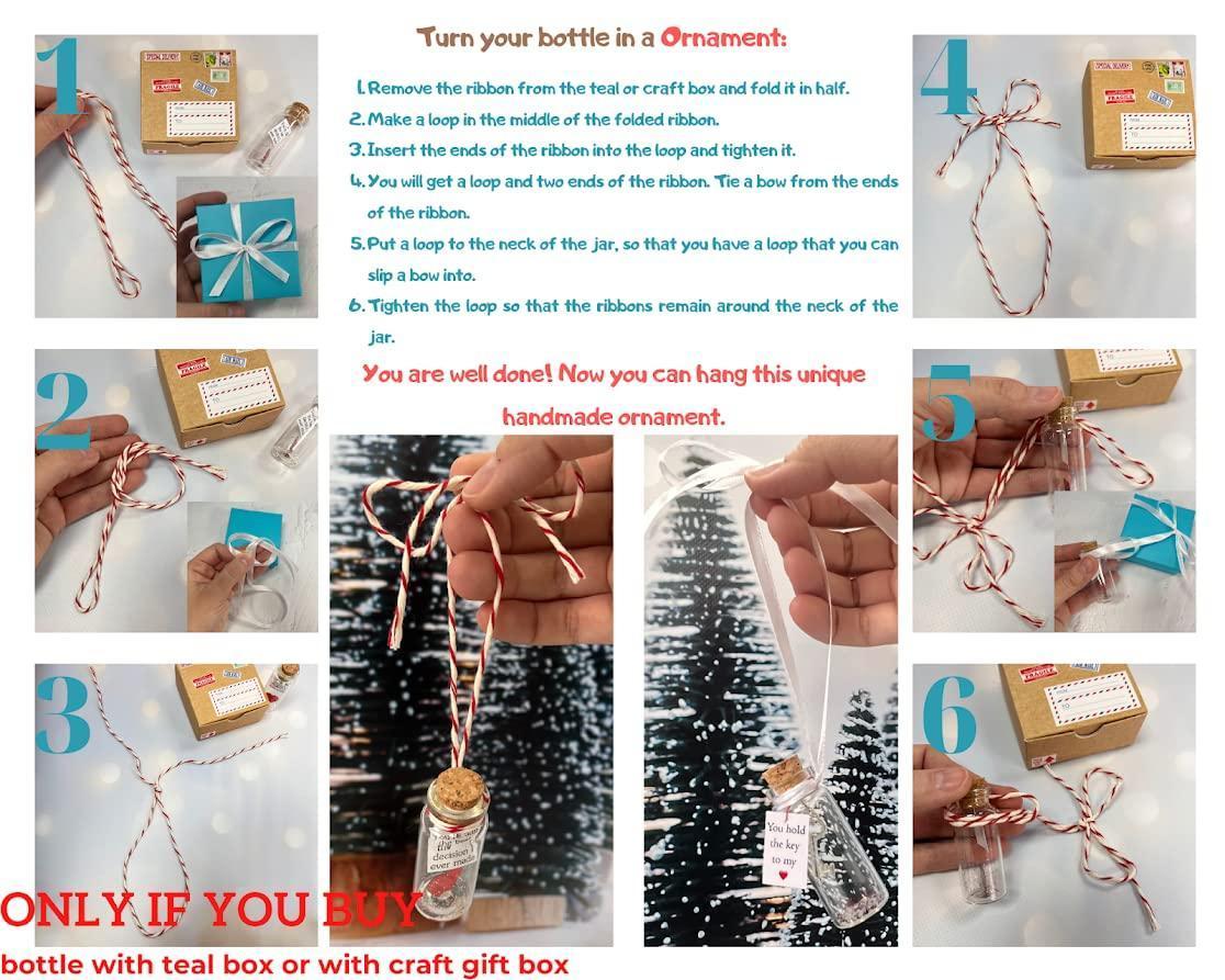 Mensaje romántico en una botella para regalar a tu novio o novia Tarro de los deseos con una tarjeta para tu esposo o esposa (bottle in cute craft paper box Tu tienes la llave de mi corazón) Mensaje romántico en una botella para regalar a tu novio o novia Tarro de los deseos con una tarjeta para tu esposo o esposa (bottle in cute craft paper box Tu tienes la llave de mi corazón)