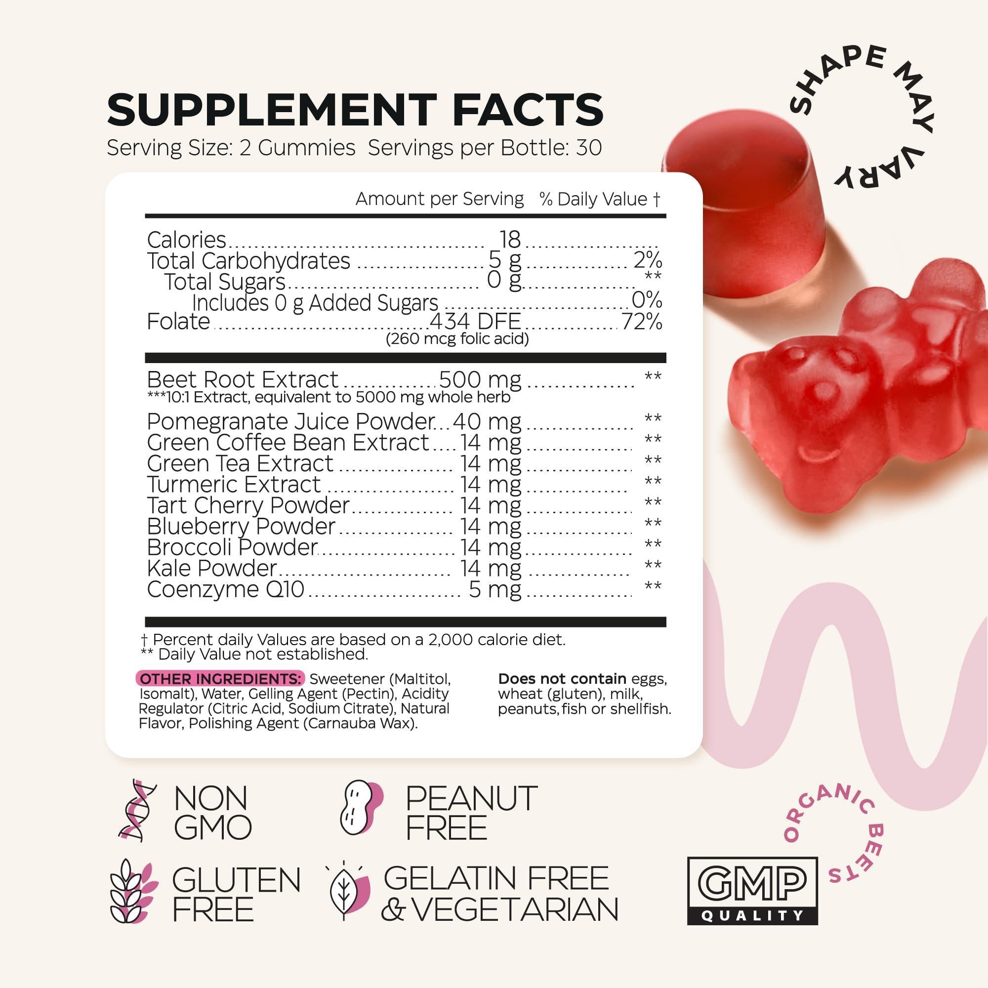 Beet Root Chews 5000 mg 2-Pack with Pomegranate Beet Root Chews 5000 mg 2-Pack with Pomegranate