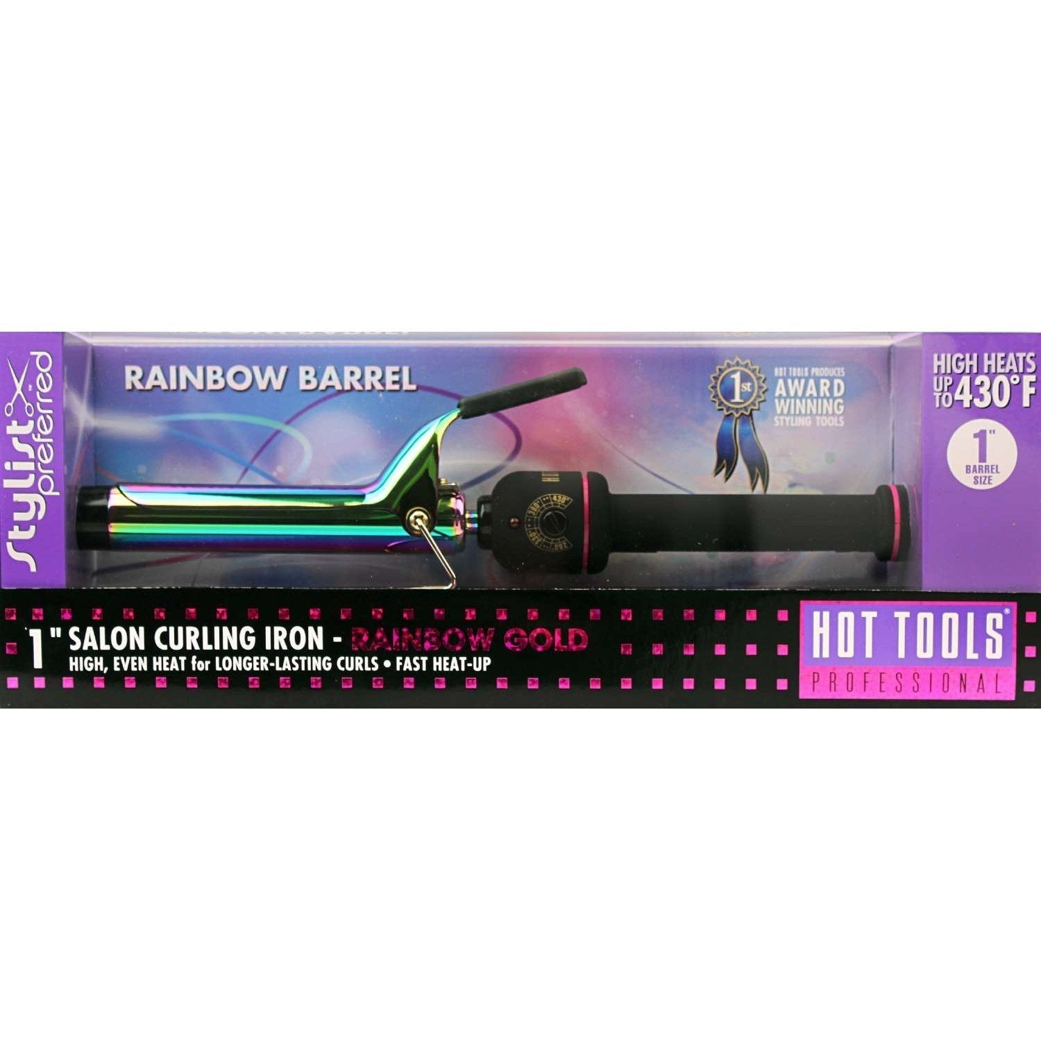 Hot Tools Curling Iron Rainbow Gold Hot Tools Curling Iron Rainbow Gold