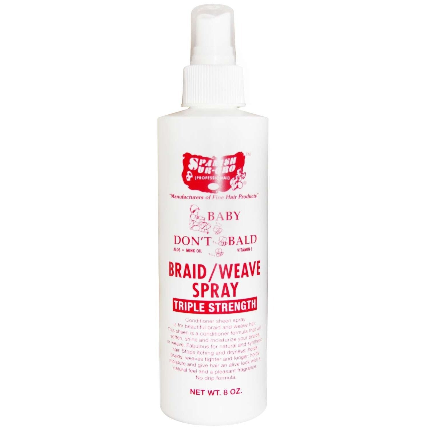 Baby Dont Bee Bald Triple Strenth Spray Baby Dont Bee Bald Triple Strenth Spray
