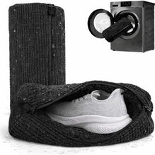 Shoe Washing Machine Bag 2 Pack for Washer & Dryer Thick Padded Sneaker Laundry Bags with Mesh Panels Zipper Protective Shoe Washer Bag for Running & Gym Shoes