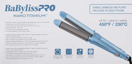 BABYLISSPRO NANO TITANIUM 1 INCH U STYLER IRON