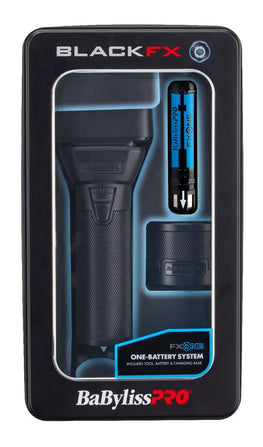 BABYLISSPRO BLACK FXONE ALL METAL INTERCHANGEABLE BATTERY FOIL SHAVER